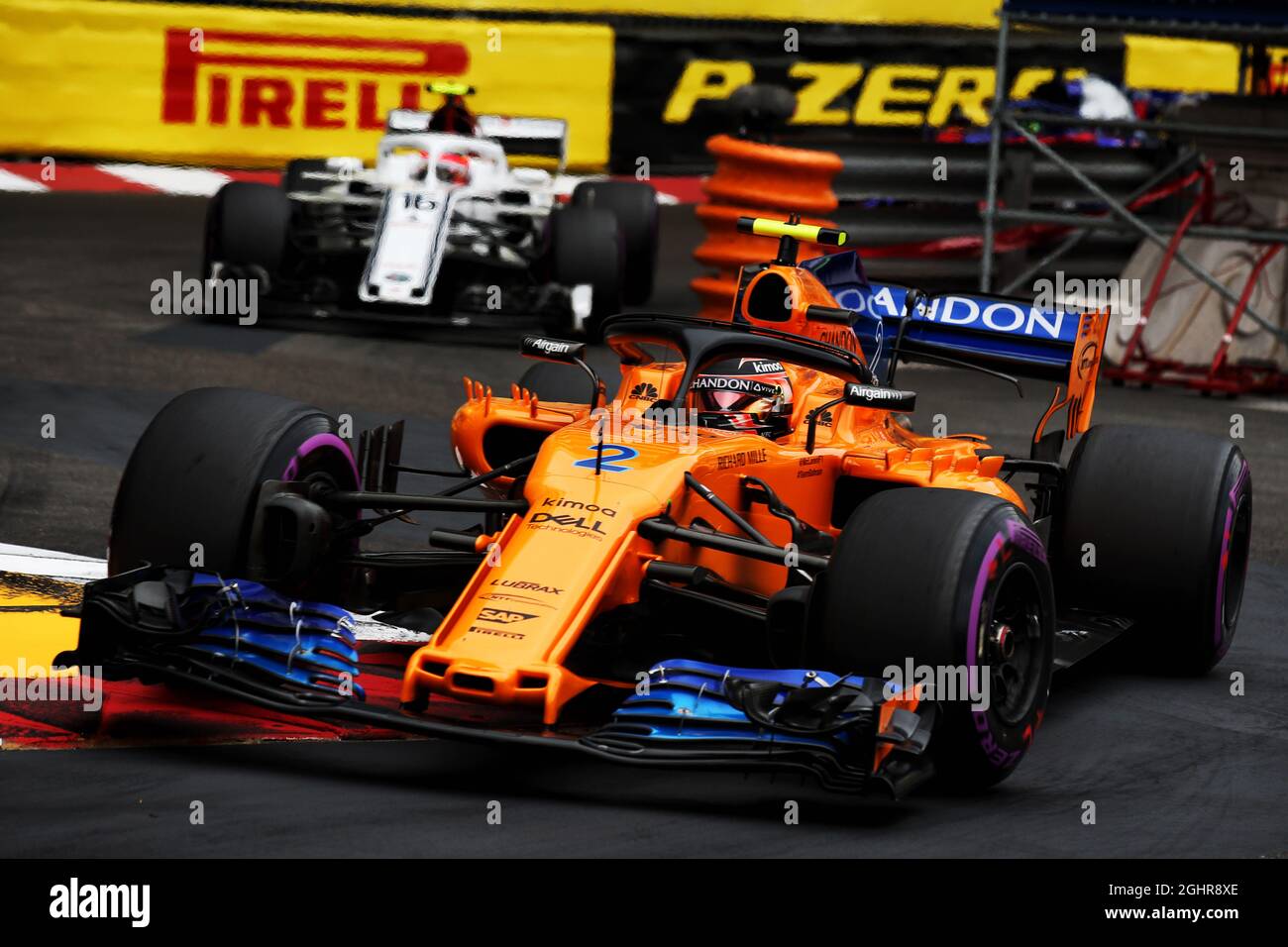 Stoffel Vandoorne (bel) McLaren MCL33. 27.05.2018. Formula 1 World Championship, Rd 6, Gran Premio di Monaco, Monte Carlo, Monaco, Giorno di gara. Il credito fotografico dovrebbe essere: XPB/Press Association Images. Foto Stock