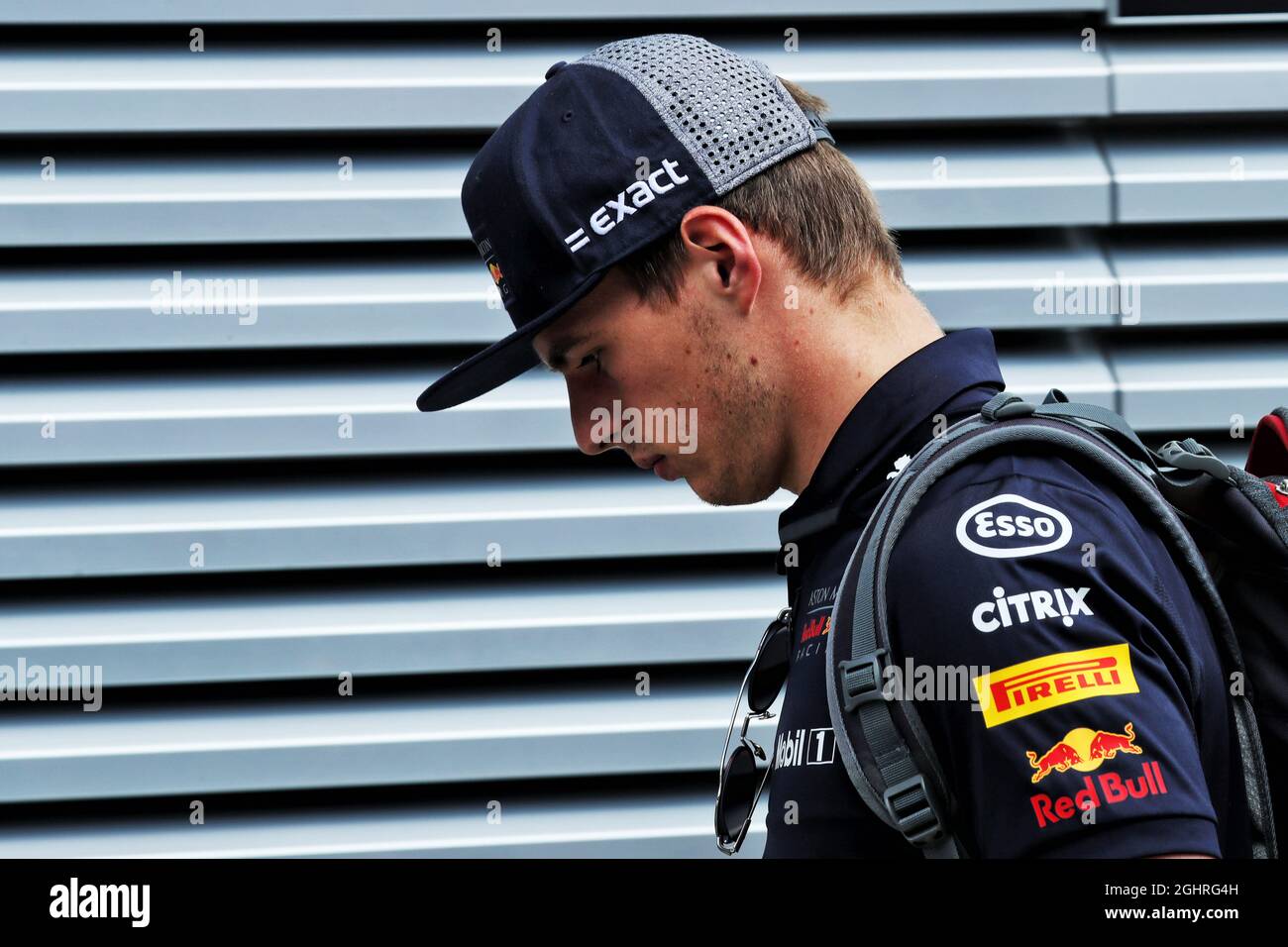 Max Verstappen (NLD) Red Bull Racing. 26.07.2018. Formula 1 World Championship, Rd 12, Gran Premio d'Ungheria, Budapest, Ungheria, Giorno di preparazione. Il credito fotografico dovrebbe essere: XPB/Press Association Images. Foto Stock