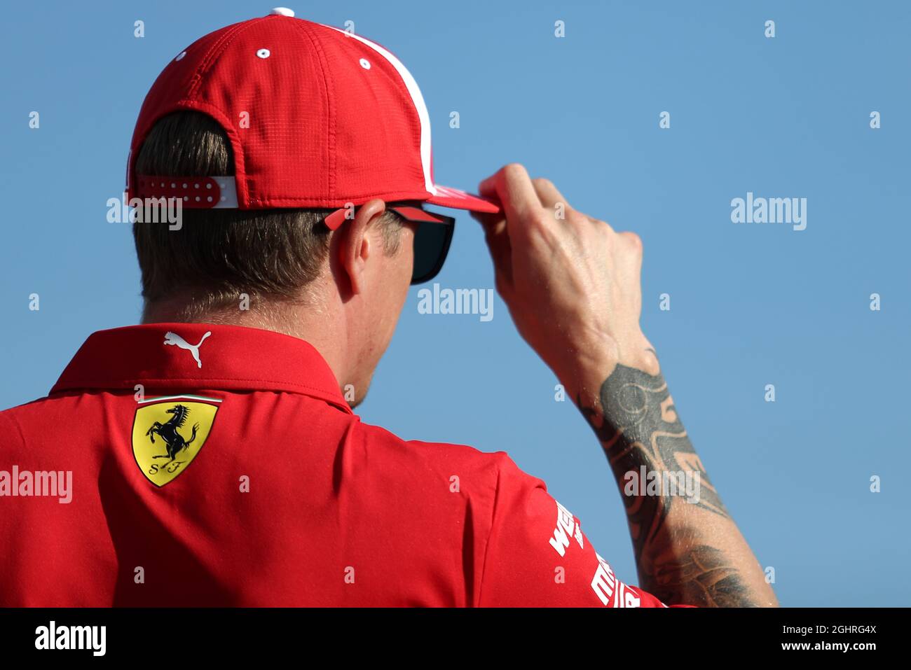 Kimi Raikkonen (fin) Ferrari. 26.07.2018. Formula 1 World Championship, Rd 12, Gran Premio d'Ungheria, Budapest, Ungheria, Giorno di preparazione. Il credito fotografico dovrebbe essere: XPB/Press Association Images. Foto Stock