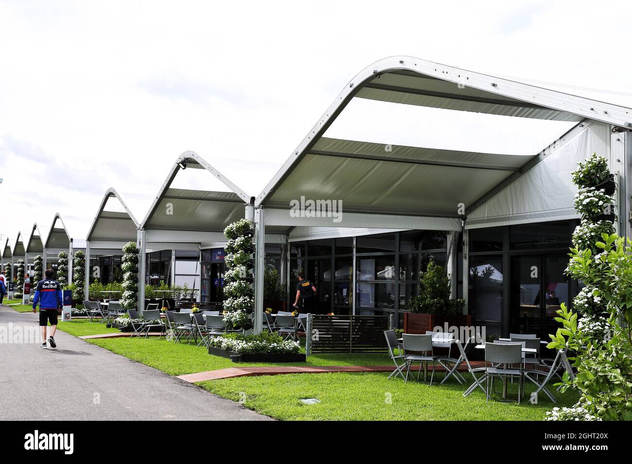 Il paddock. 13.03.2019. Formula 1 World Championship, Rd 1, Australian Grand Prix, Albert Park, Melbourne, Australia, giorno di preparazione. Il credito fotografico dovrebbe essere: XPB/Press Association Images. Foto Stock