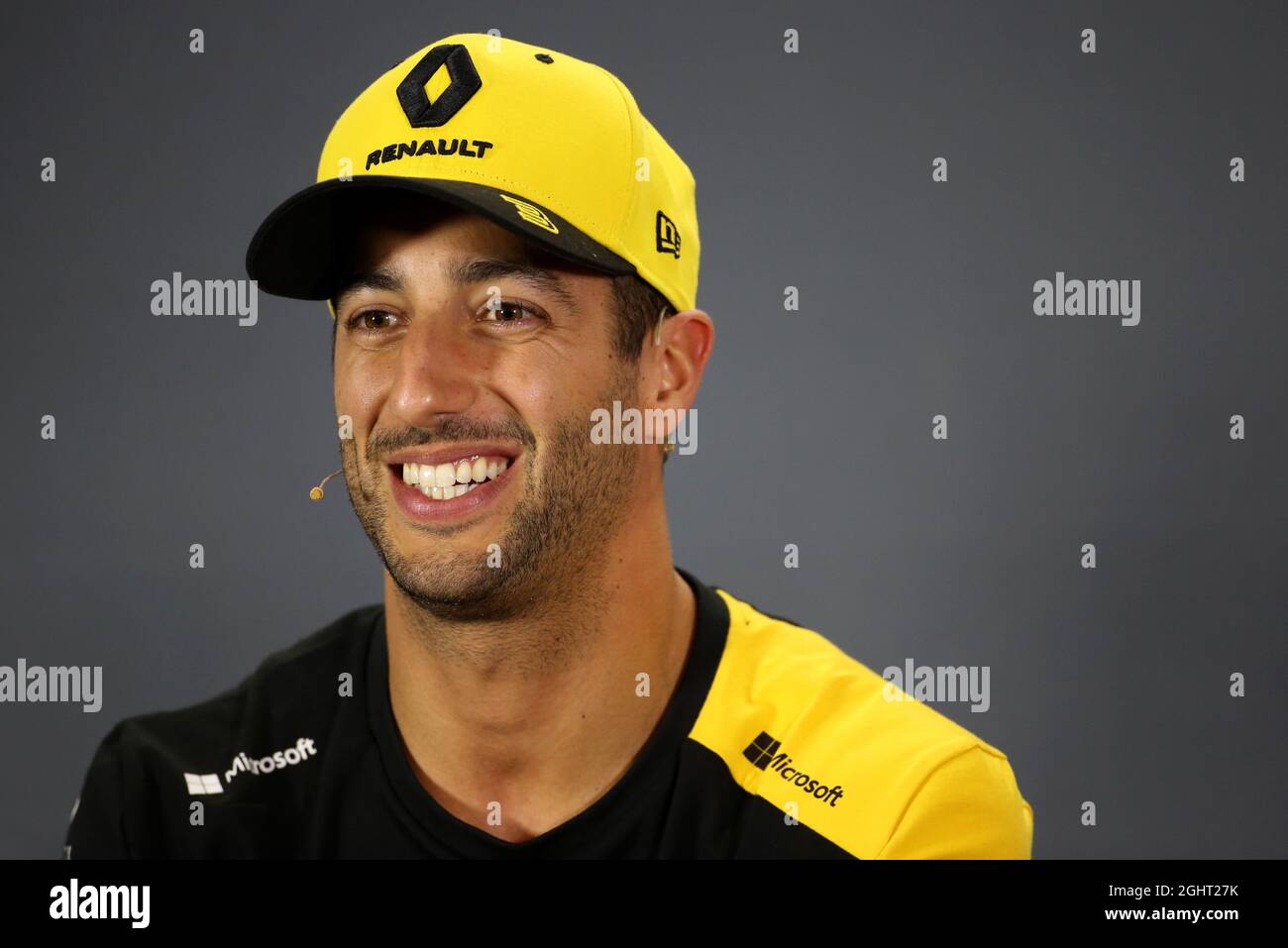 Daniel Ricciardo (AUS) Team Renault F1 alla FIA Press Conference. 14.03.2019. Formula 1 World Championship, Rd 1, Australian Grand Prix, Albert Park, Melbourne, Australia, giorno di preparazione. Il credito fotografico dovrebbe essere: XPB/Press Association Images. Foto Stock