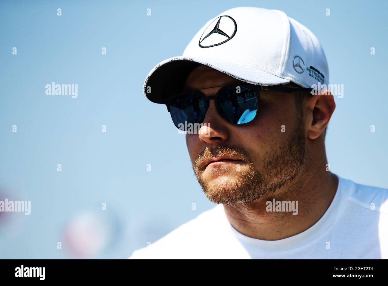 Valtteri Bottas (fin) Mercedes AMG F1 sulla sfilata dei piloti. 17.03.2019. Formula 1 World Championship, Rd 1, Australian Grand Prix, Albert Park, Melbourne, Australia, Race Day. Il credito fotografico dovrebbe essere: XPB/Press Association Images. Foto Stock