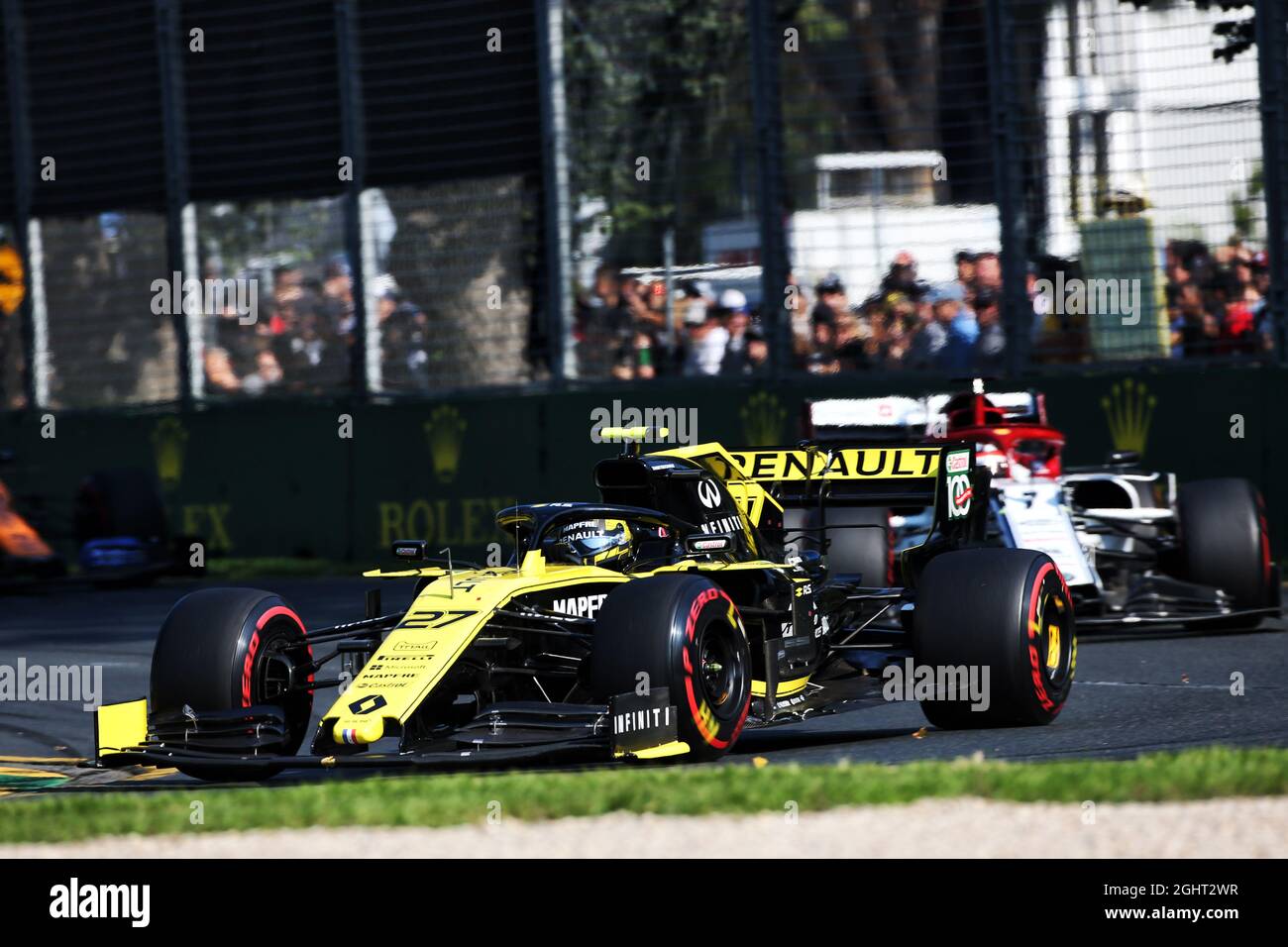 Nico Hulkenberg (GER) Renault F1 Team RS19. 17.03.2019. Formula 1 World Championship, Rd 1, Australian Grand Prix, Albert Park, Melbourne, Australia, Race Day. Il credito fotografico dovrebbe essere: XPB/Press Association Images. Foto Stock