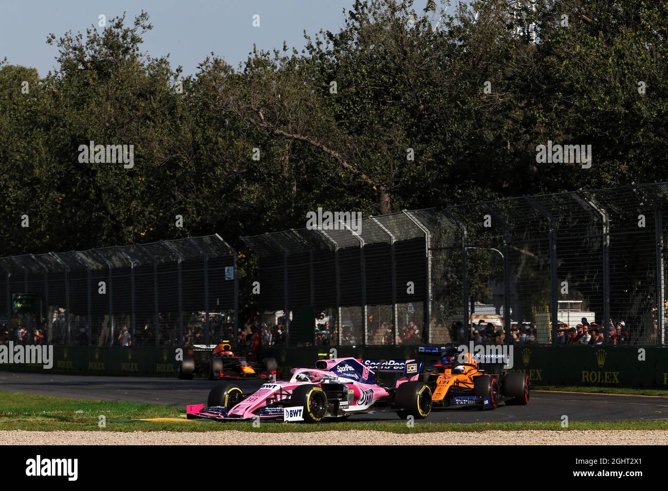 Lance Rolling (CDN) Racing Point F1 Team RP19. 17.03.2019. Formula 1 World Championship, Rd 1, Australian Grand Prix, Albert Park, Melbourne, Australia, Race Day. Il credito fotografico dovrebbe essere: XPB/Press Association Images. Foto Stock