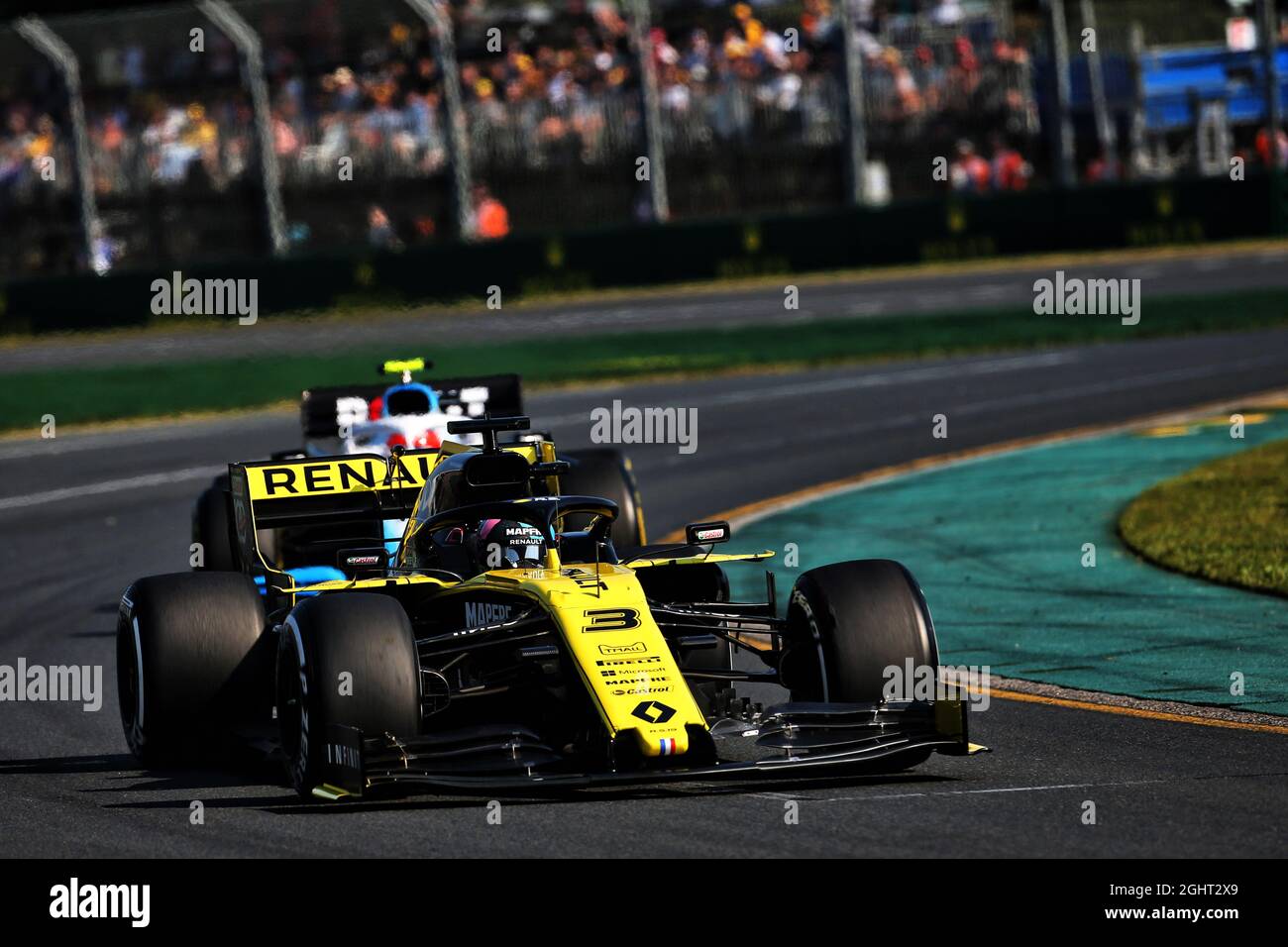 Daniel Ricciardo (AUS) Renault F1 Team RS19. 17.03.2019. Formula 1 World Championship, Rd 1, Australian Grand Prix, Albert Park, Melbourne, Australia, Race Day. Il credito fotografico dovrebbe essere: XPB/Press Association Images. Foto Stock