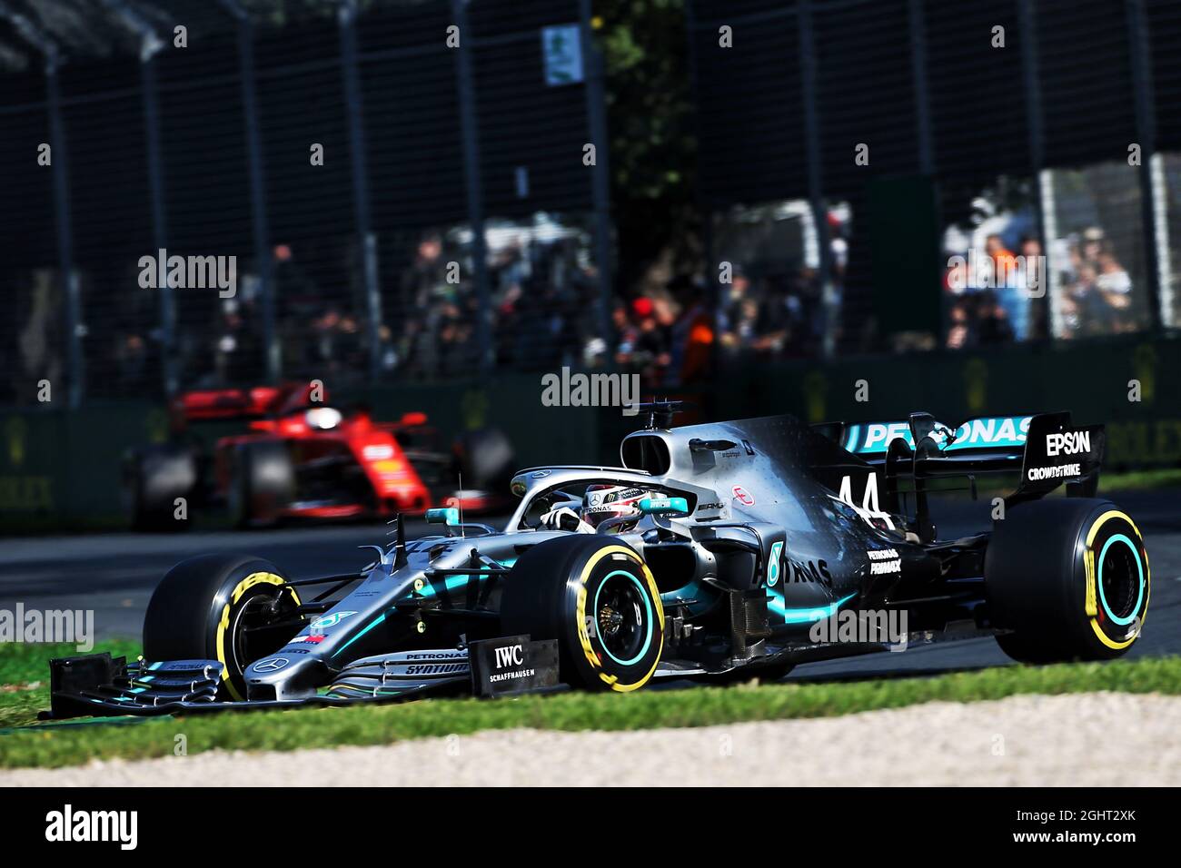 Lewis Hamilton (GBR) Mercedes AMG F1 W10. 17.03.2019. Formula 1 World Championship, Rd 1, Australian Grand Prix, Albert Park, Melbourne, Australia, Race Day. Il credito fotografico dovrebbe essere: XPB/Press Association Images. Foto Stock