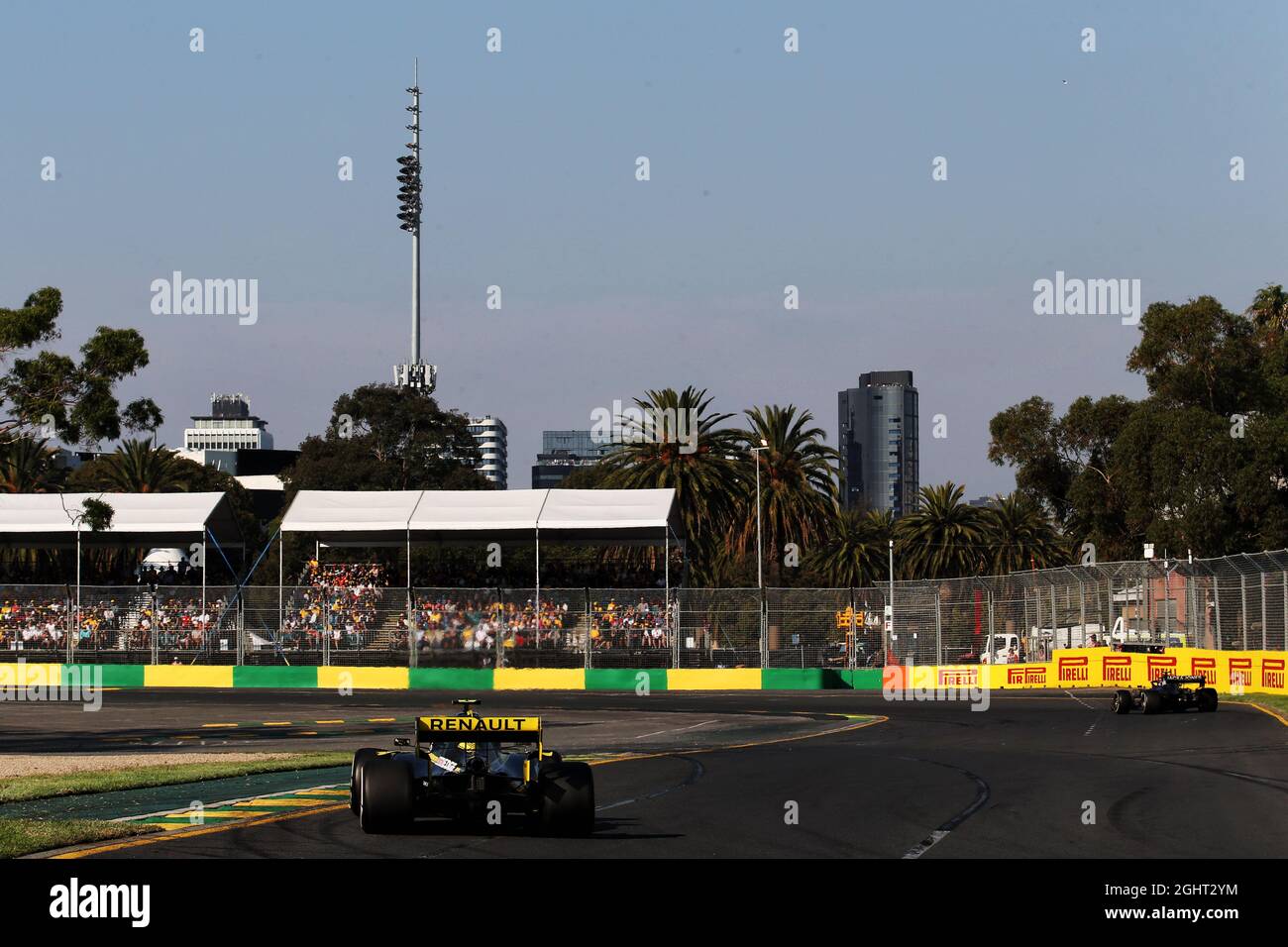Nico Hulkenberg (GER) Renault F1 Team RS19. 17.03.2019. Formula 1 World Championship, Rd 1, Australian Grand Prix, Albert Park, Melbourne, Australia, Race Day. Il credito fotografico dovrebbe essere: XPB/Press Association Images. Foto Stock