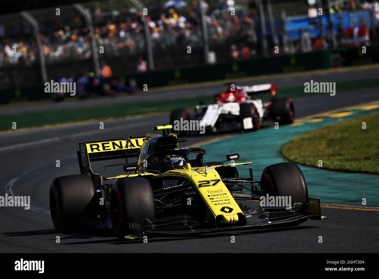 Nico Hulkenberg (GER) Renault F1 Team RS19. 17.03.2019. Formula 1 World Championship, Rd 1, Australian Grand Prix, Albert Park, Melbourne, Australia, Race Day. Il credito fotografico dovrebbe essere: XPB/Press Association Images. Foto Stock