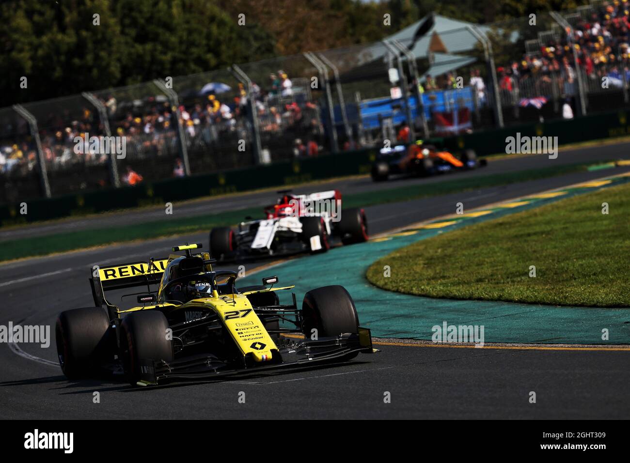 Nico Hulkenberg (GER) Renault F1 Team RS19. 17.03.2019. Formula 1 World Championship, Rd 1, Australian Grand Prix, Albert Park, Melbourne, Australia, Race Day. Il credito fotografico dovrebbe essere: XPB/Press Association Images. Foto Stock