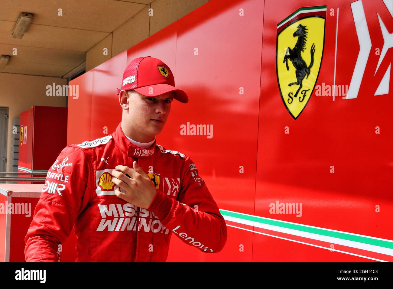 Mick Schumacher (GER) Ferrari Test driver. 02.04.2019. Test di formula uno, Sakhir, Bahrain, Tueday. Il credito fotografico dovrebbe essere: XPB/Press Association Images. Foto Stock