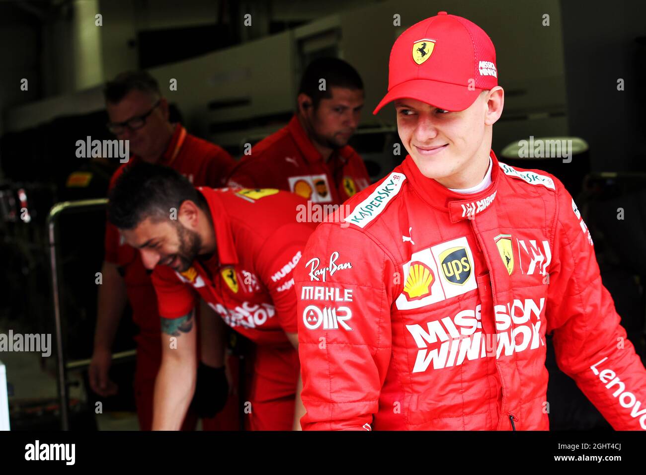 Mick Schumacher (GER) Ferrari Test driver. 02.04.2019. Test di formula uno, Sakhir, Bahrain, Tueday. Il credito fotografico dovrebbe essere: XPB/Press Association Images. Foto Stock