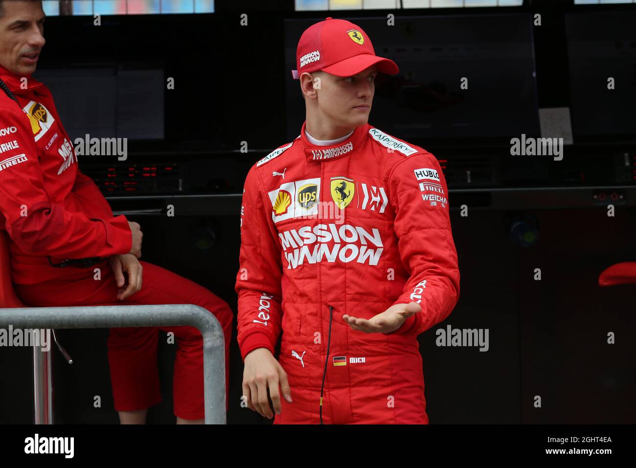 Mick Schumacher (GER) Ferrari Test driver. 02.04.2019. Test di formula uno, Sakhir, Bahrain, Tueday. Il credito fotografico dovrebbe essere: XPB/Press Association Images. Foto Stock