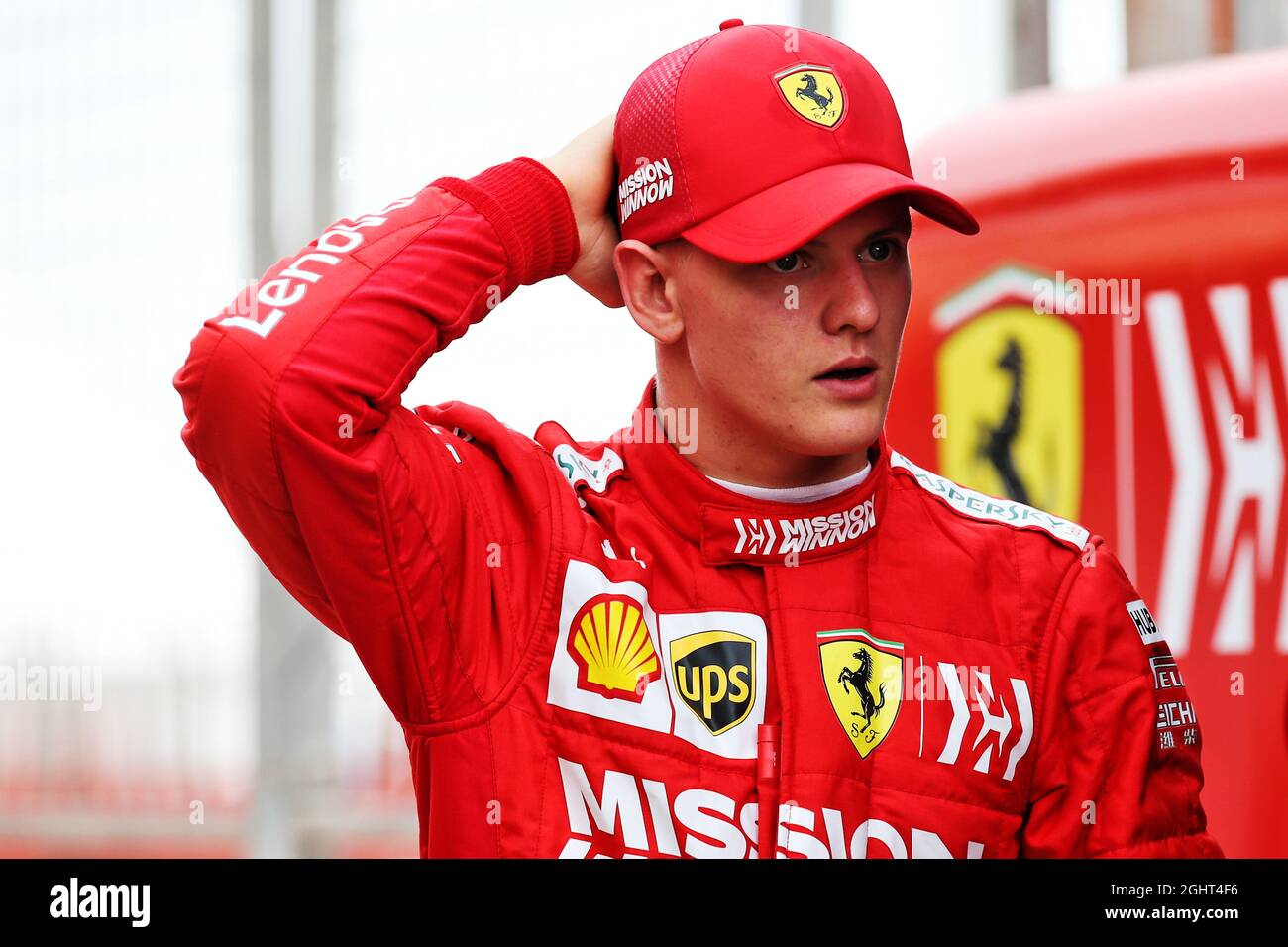 Mick Schumacher (GER) Ferrari Test driver. 02.04.2019. Test di formula uno, Sakhir, Bahrain, Tueday. Il credito fotografico dovrebbe essere: XPB/Press Association Images. Foto Stock
