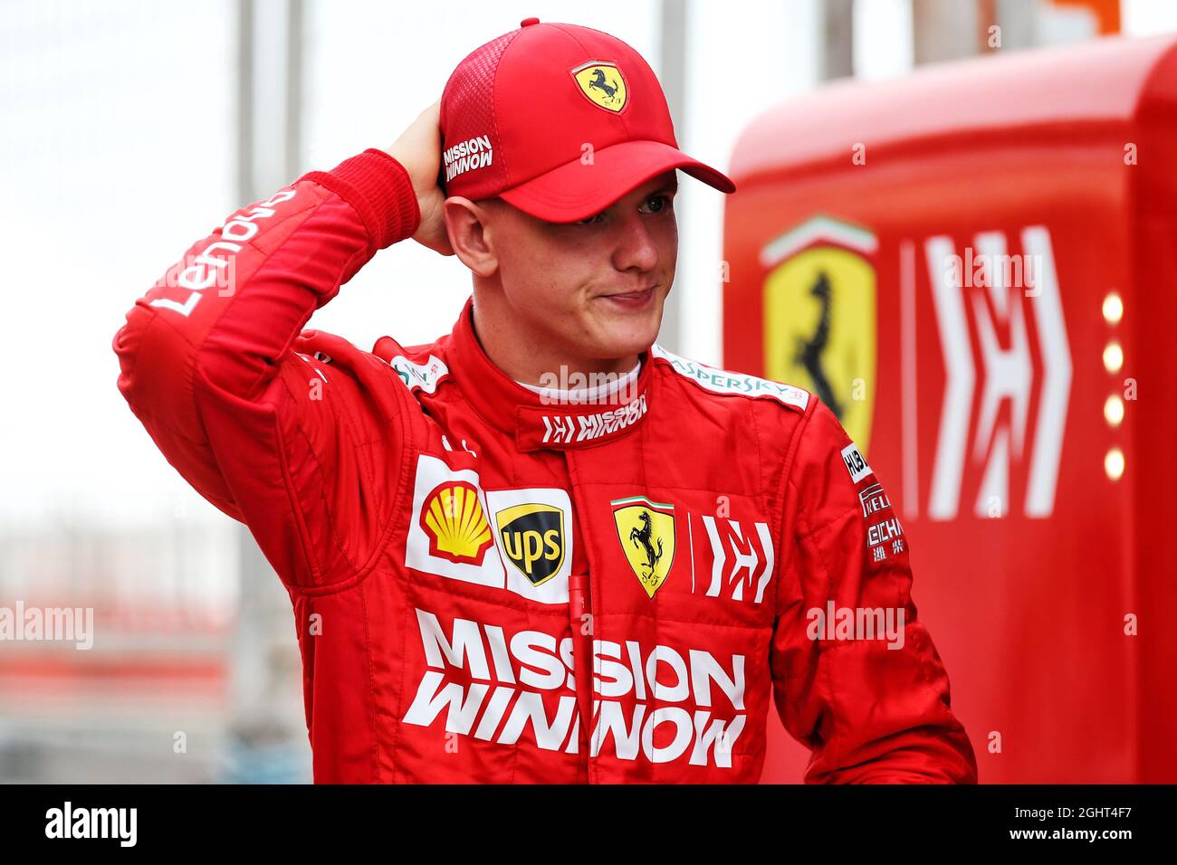 Mick Schumacher (GER) Ferrari Test driver. 02.04.2019. Test di formula uno, Sakhir, Bahrain, Tueday. Il credito fotografico dovrebbe essere: XPB/Press Association Images. Foto Stock