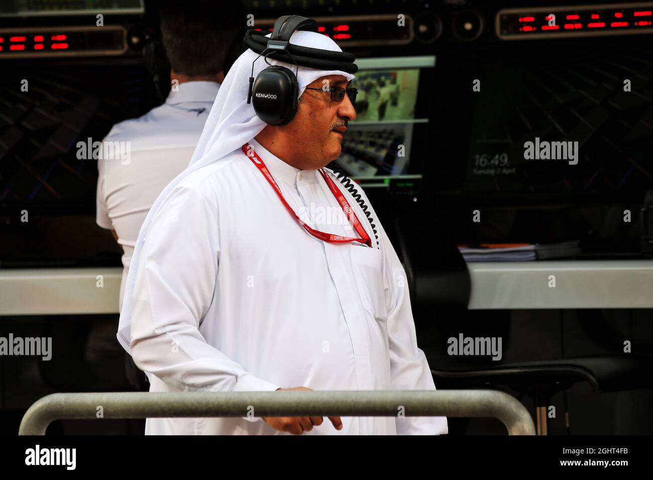 Sheikh Mohammed bin Essa al Khalifa (BRN) CEO del Bahrain Economic Development Board e azionista McLaren. 02.04.2019. Test di formula uno, Sakhir, Bahrain, Tueday. Il credito fotografico dovrebbe essere: XPB/Press Association Images. Foto Stock