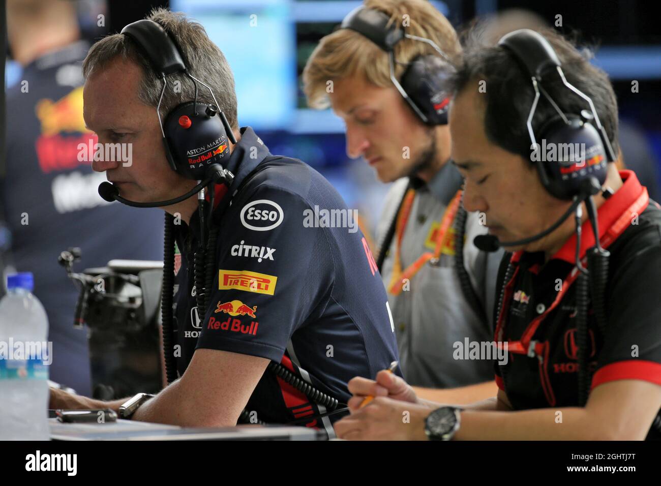 Paul Monaghan (GBR) Red Bull Racing Chief Engineer. 20.09.2019. Formula 1 World Championship, Rd 15, Singapore Grand Prix, Marina Bay Street Circuit, Singapore, Practice Day. Il credito fotografico dovrebbe essere: XPB/Press Association Images. Foto Stock