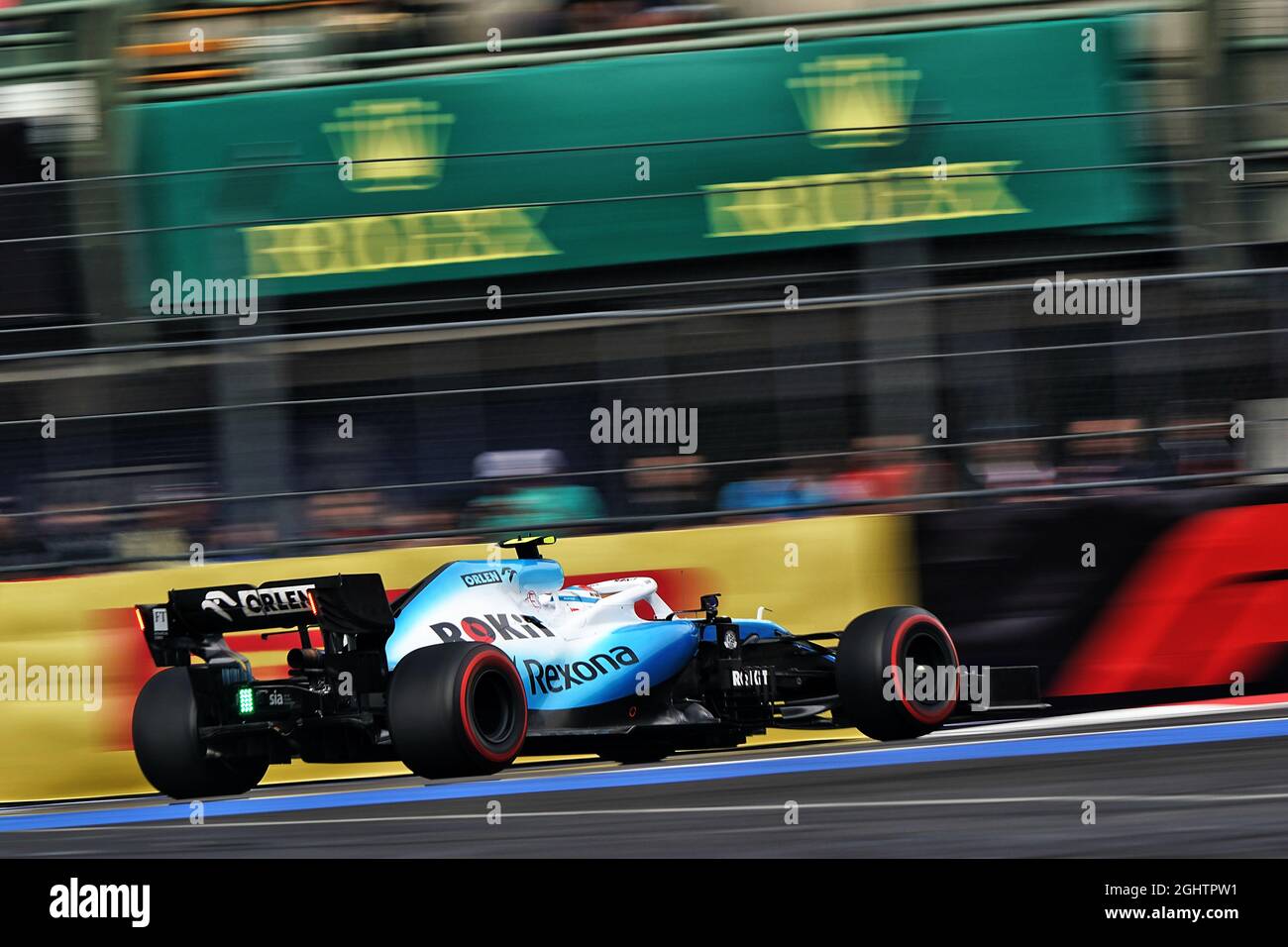 Nicholas Latifi (CDN) Williams Racing FW42 Test and Development driver. 25.10.2019. Formula 1 World Championship, Rd 18, Gran Premio del Messico, Città del Messico, Messico, Giorno della pratica. Il credito fotografico dovrebbe essere: XPB/Press Association Images. Foto Stock