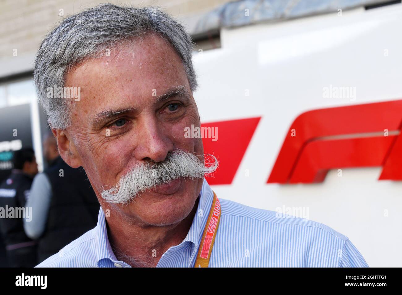 Chase Carey (USA) Presidente del Gruppo di Formula uno. 01.11.2019. Formula 1 World Championship, Rd 19, United States Grand Prix, Austin, Texas, USA, Practice Day. Il credito fotografico dovrebbe essere: XPB/Press Association Images. Foto Stock