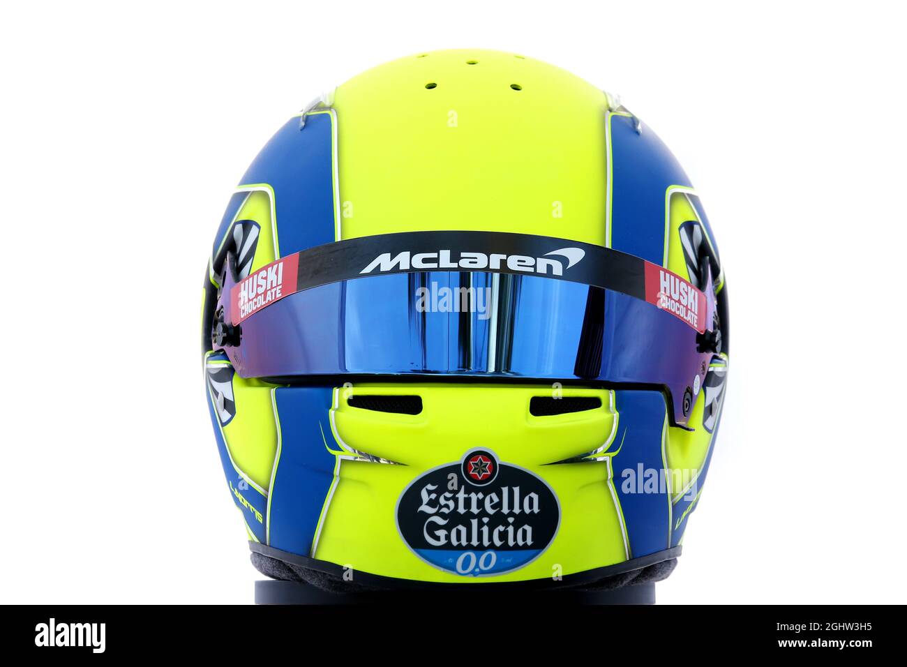 Il casco di Lando Norris GBR McLaren. 12.03.2020. Formula 1