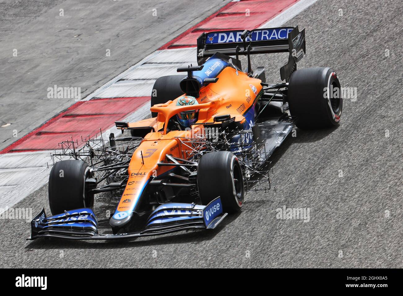 Daniel Ricciardo (AUS) McLaren MCL35M. 13.03.2021. Test di formula 1, Sakhir, Bahrain, giorno due. Il credito fotografico dovrebbe essere: XPB/Press Association Images. Foto Stock