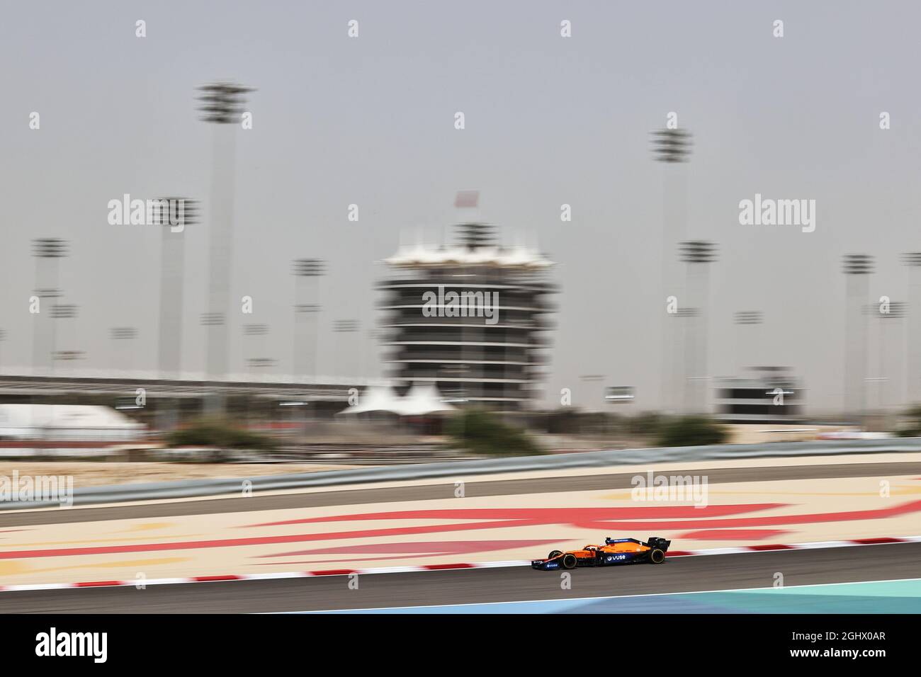Daniel Ricciardo (AUS) McLaren MCL35M. 13.03.2021. Test di formula 1, Sakhir, Bahrain, giorno due. Il credito fotografico dovrebbe essere: XPB/Press Association Images. Foto Stock