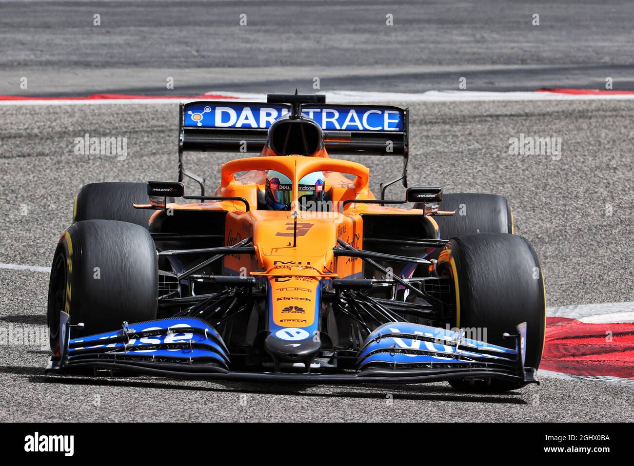 Daniel Ricciardo (AUS) McLaren MCL35M. 13.03.2021. Test di formula 1, Sakhir, Bahrain, giorno due. Il credito fotografico dovrebbe essere: XPB/Press Association Images. Foto Stock