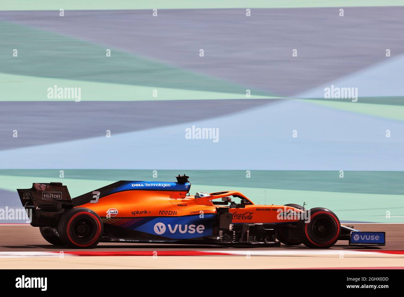 Daniel Ricciardo (AUS) McLaren MCL35M. 13.03.2021. Test di formula 1, Sakhir, Bahrain, giorno due. Il credito fotografico dovrebbe essere: XPB/Press Association Images. Foto Stock