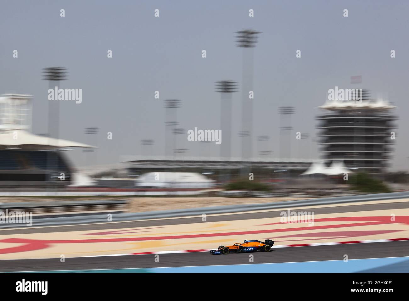 Daniel Ricciardo (AUS) McLaren MCL35M. 13.03.2021. Test di formula 1, Sakhir, Bahrain, giorno due. Il credito fotografico dovrebbe essere: XPB/Press Association Images. Foto Stock