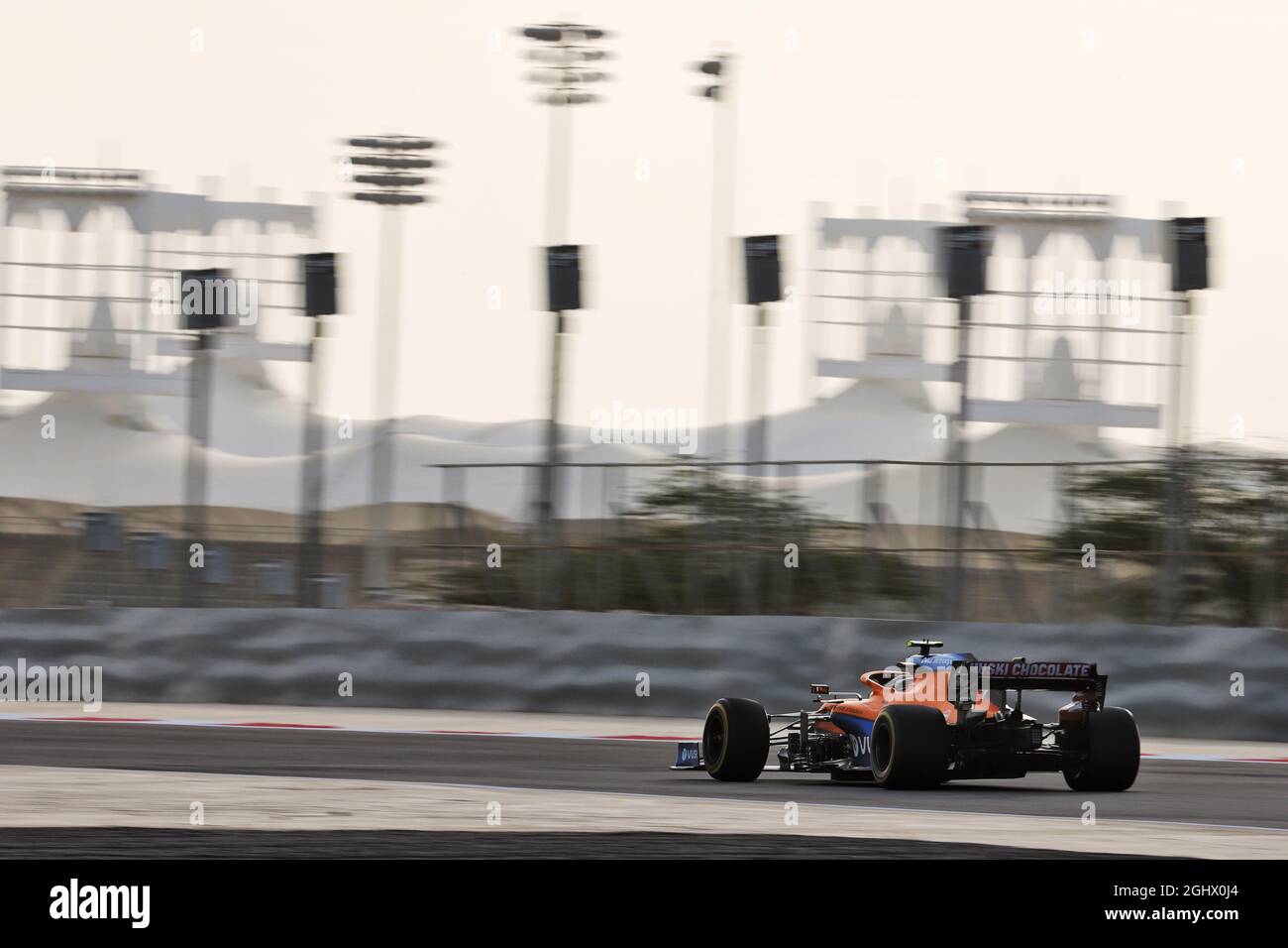Lando Norris (GBR) McLaren MCL35M. 13.03.2021. Test di formula 1, Sakhir, Bahrain, giorno due. Il credito fotografico dovrebbe essere: XPB/Press Association Images. Foto Stock