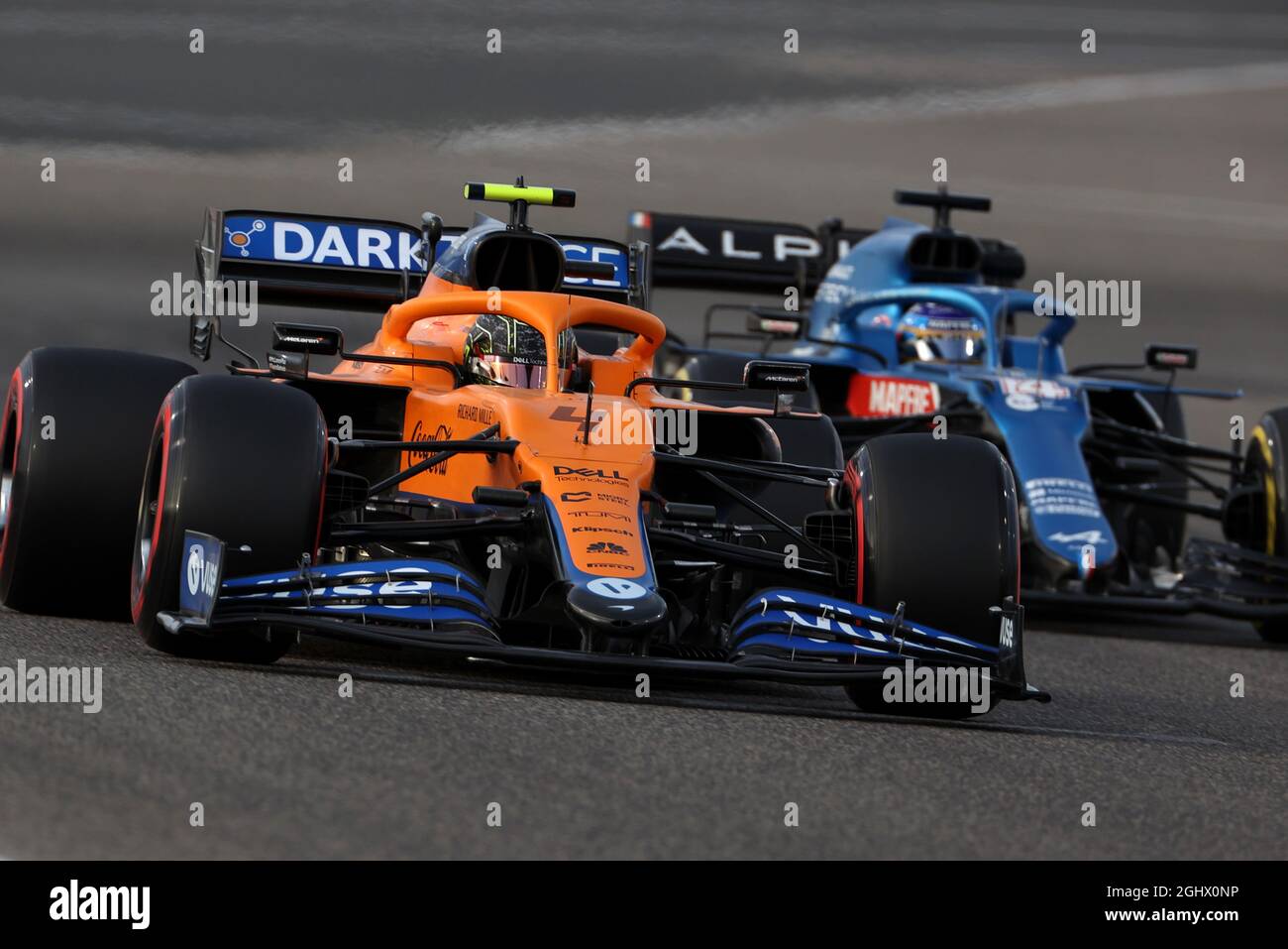 Lando Norris (GBR) McLaren MCL35M. 13.03.2021. Test di formula 1, Sakhir, Bahrain, giorno due. Il credito fotografico dovrebbe essere: XPB/Press Association Images. Foto Stock