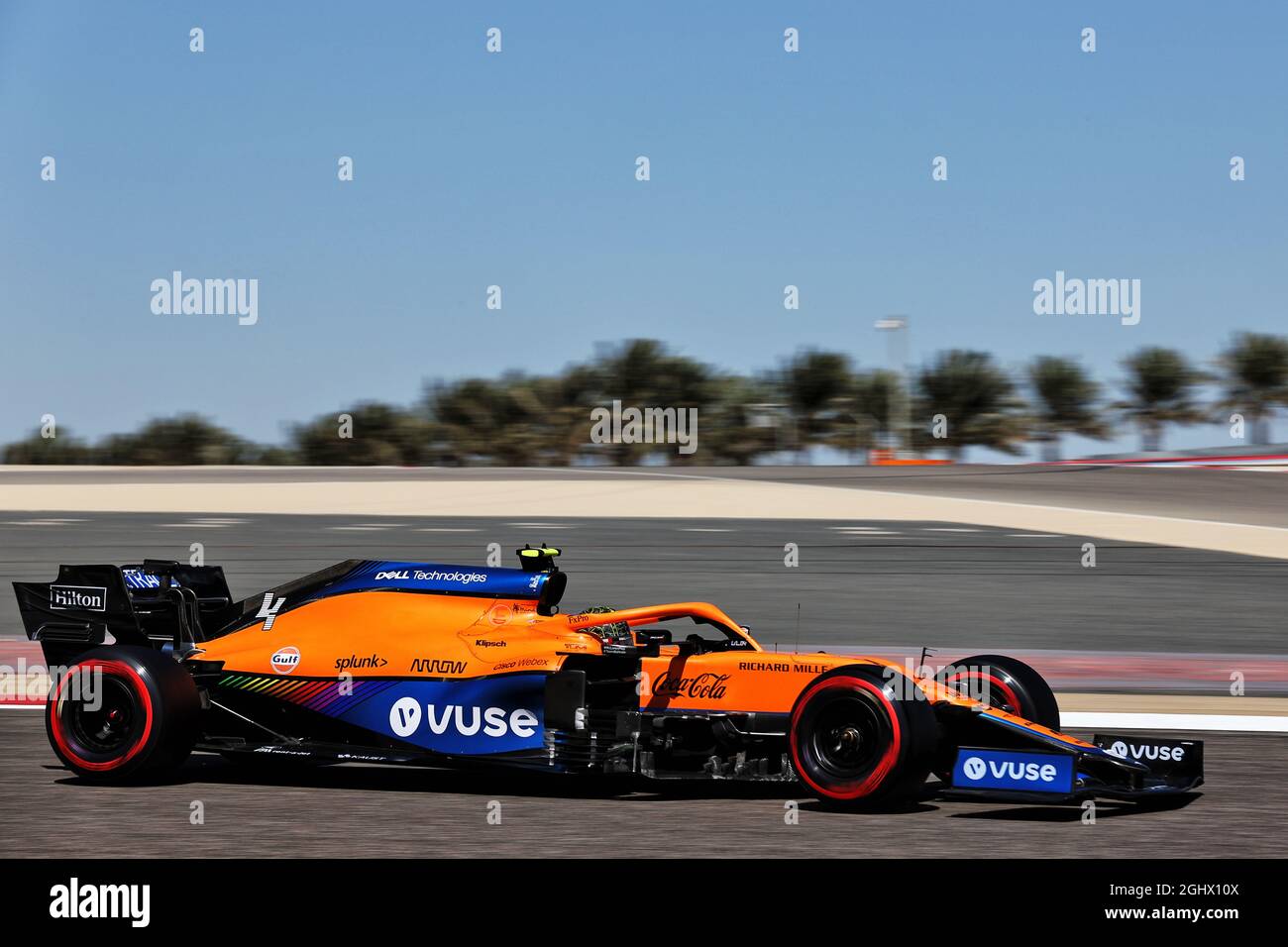Lando Norris (GBR) McLaren MCL35M. 14.03.2021. Test di formula 1, Sakhir, Bahrain, giorno tre. Il credito fotografico dovrebbe essere: XPB/Press Association Images. Foto Stock