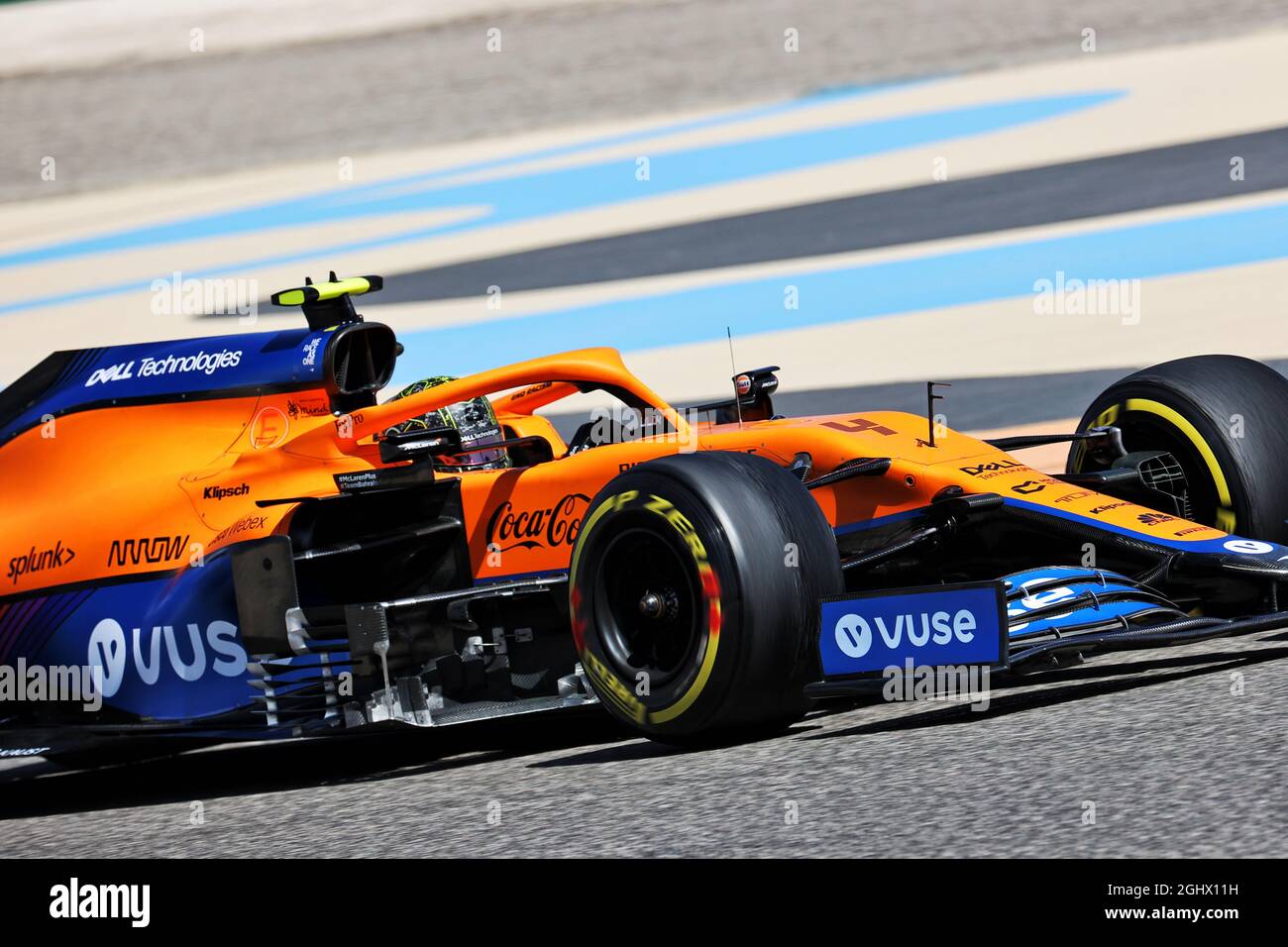 Lando Norris (GBR) McLaren MCL35M. 14.03.2021. Test di formula 1, Sakhir, Bahrain, giorno tre. Il credito fotografico dovrebbe essere: XPB/Press Association Images. Foto Stock