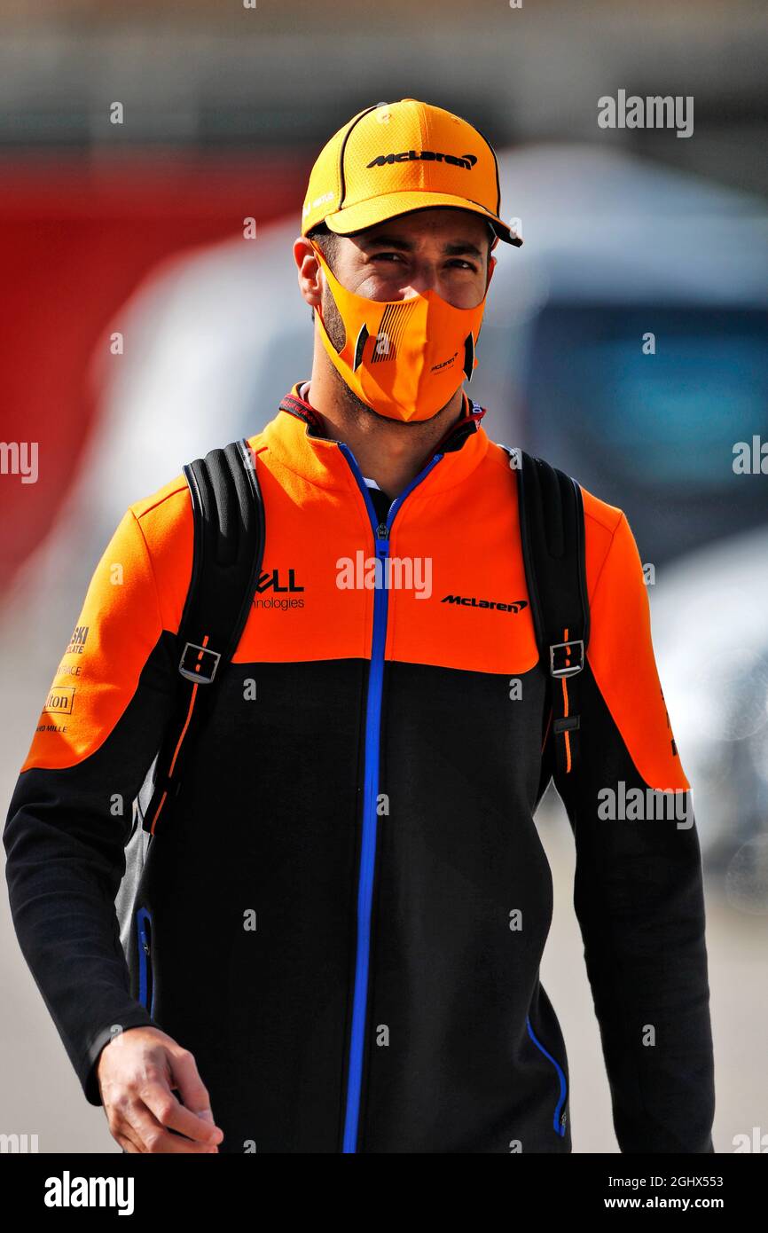 Daniel Ricciardo (AUS) McLaren. 01.05.2021. Formula 1 World Championship, Rd 3, Gran Premio di Portogallo, Portimao, Portogallo, Giorno di qualificazione. Il credito fotografico dovrebbe essere: XPB/Press Association Images. Foto Stock