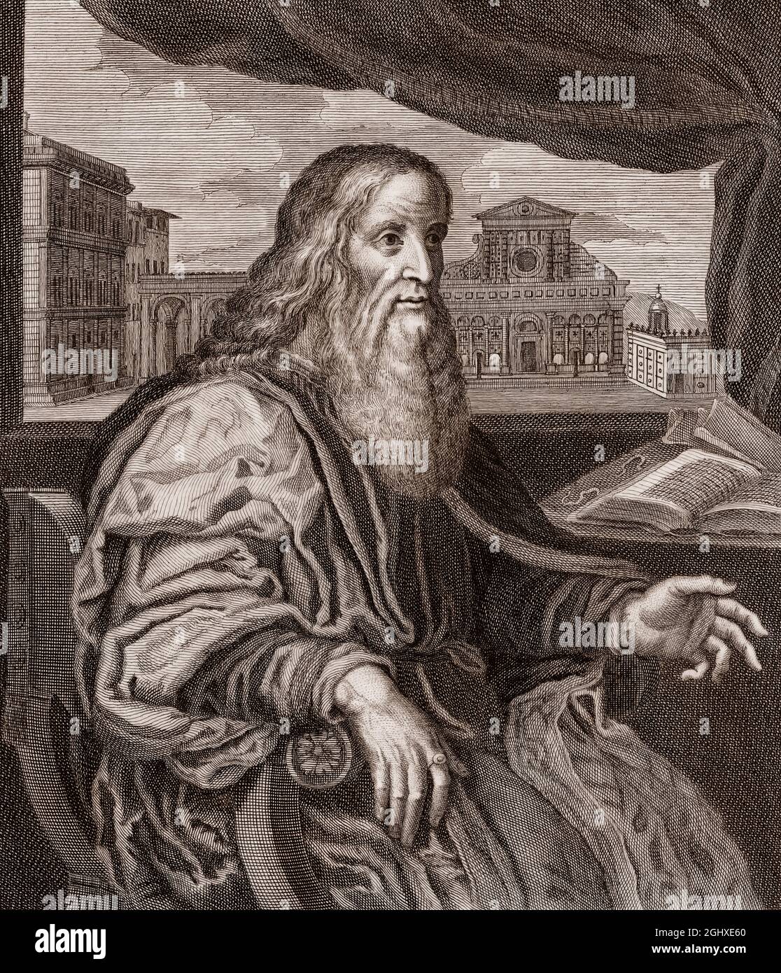 Ritratto di Giovanni di Paolo Rucellai, 1403–1481, autore italiano, patronato delle arti Foto Stock