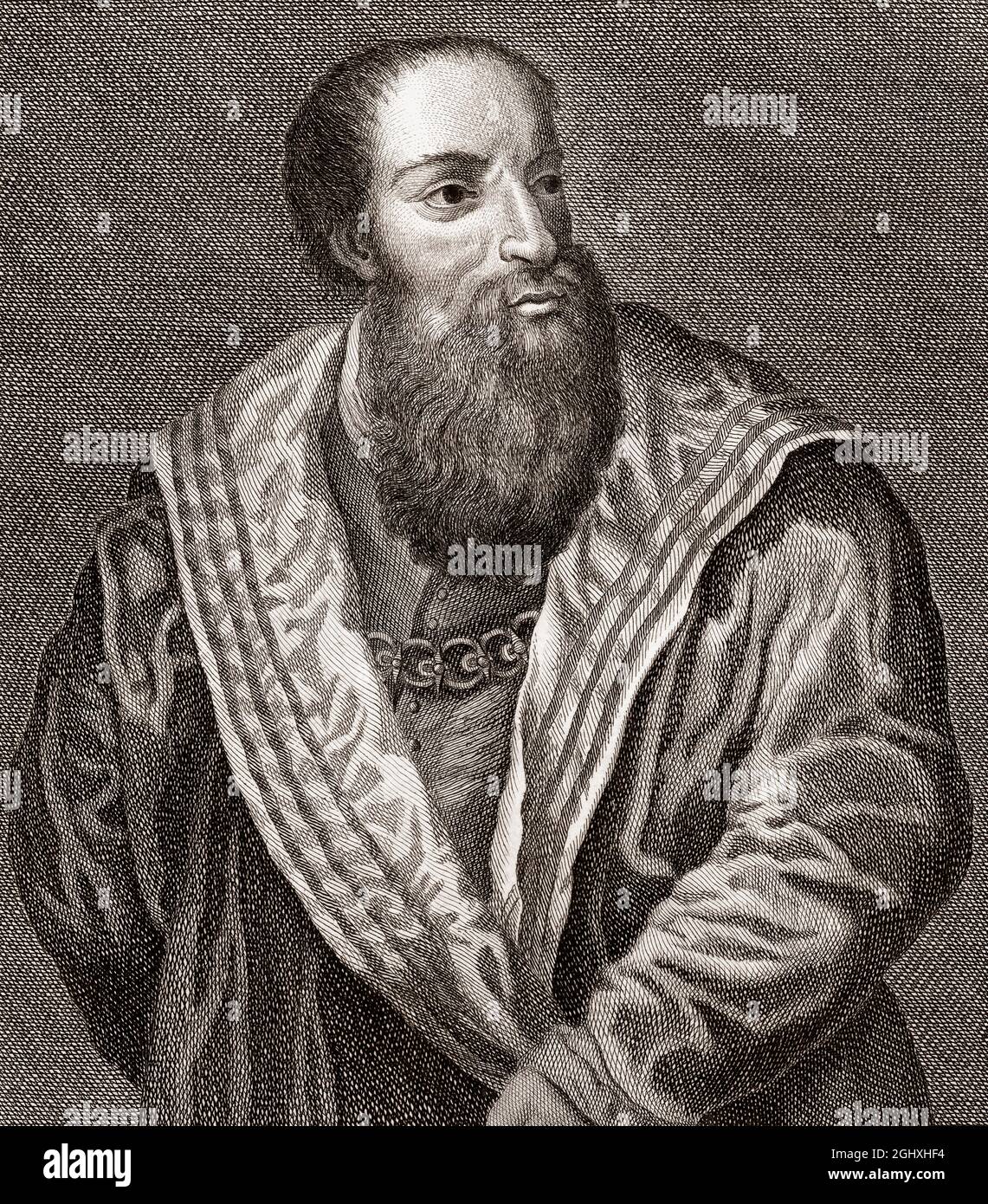 Pietro Aretino, 1492 – 1556, autore italiano Foto Stock