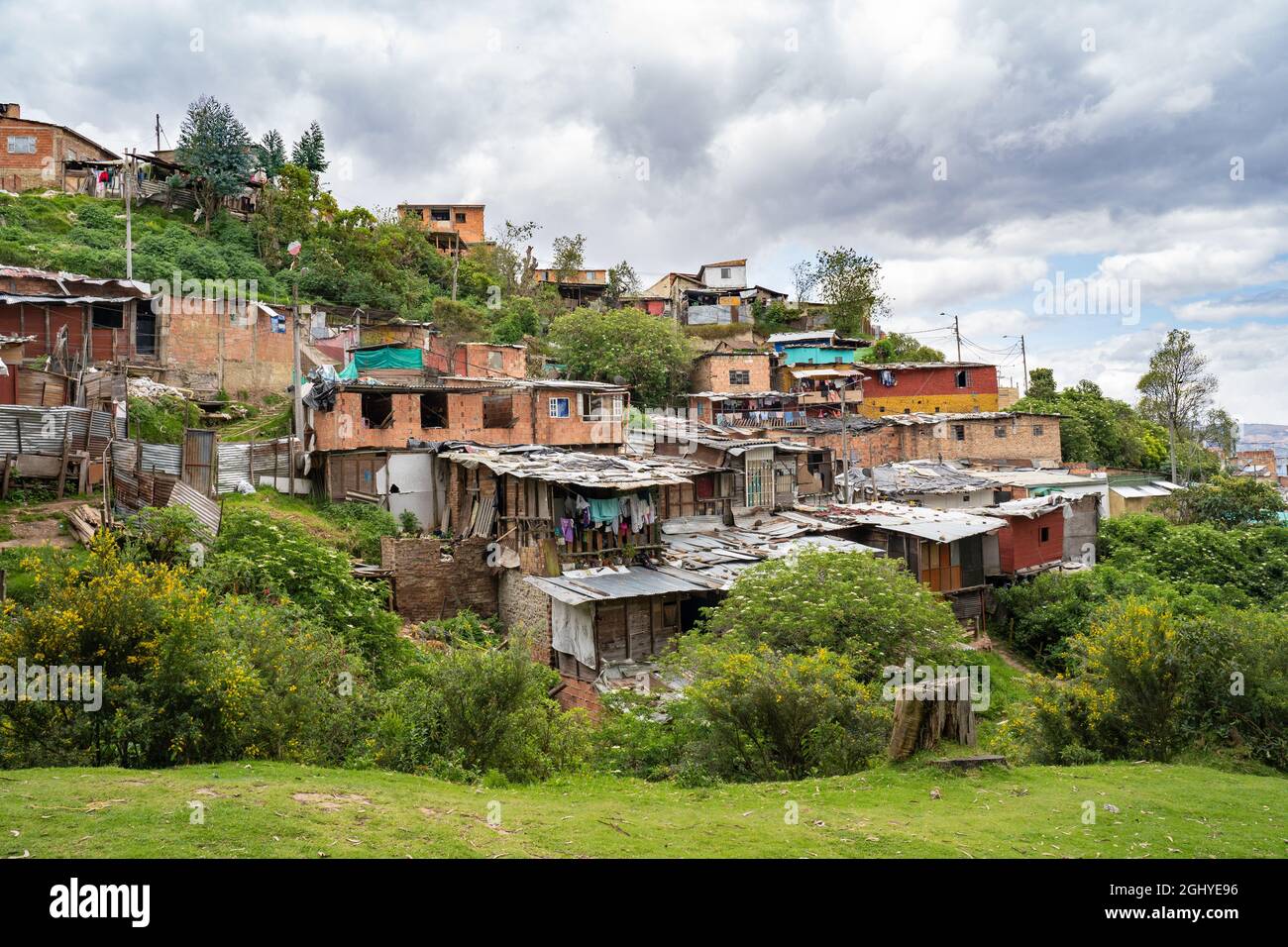 Bogota, Colombia, 4 settembre 2021, il distretto di Egipto. Vista sul quartiere di Upper Egipto Foto Stock
