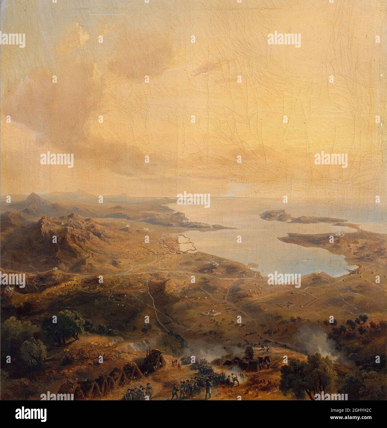 L'assedio di Tolone nel 1793, che fu la prima campagna di Napoleone