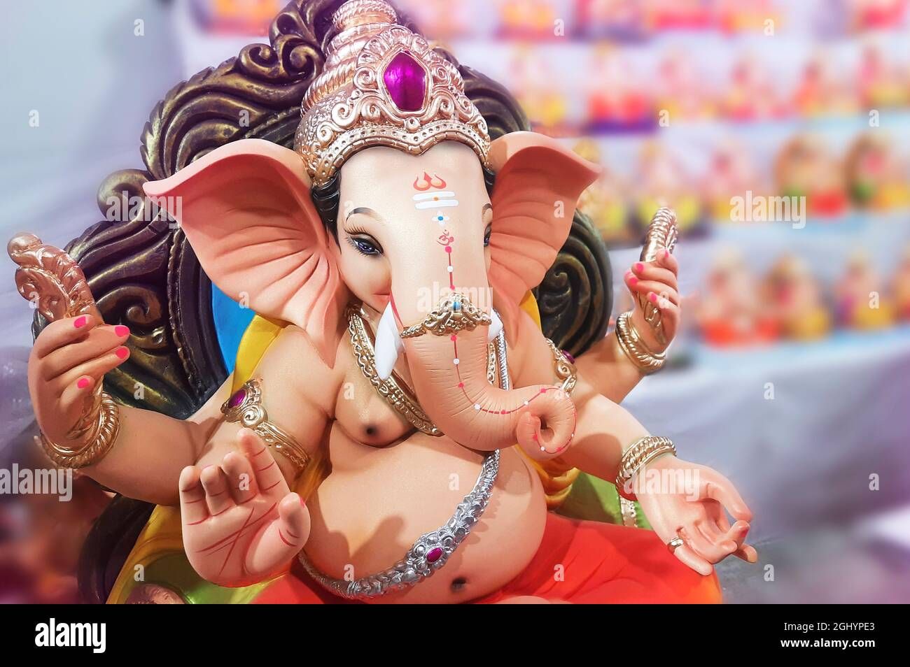 Lord ganesha , festival indiano di ganesh Foto Stock