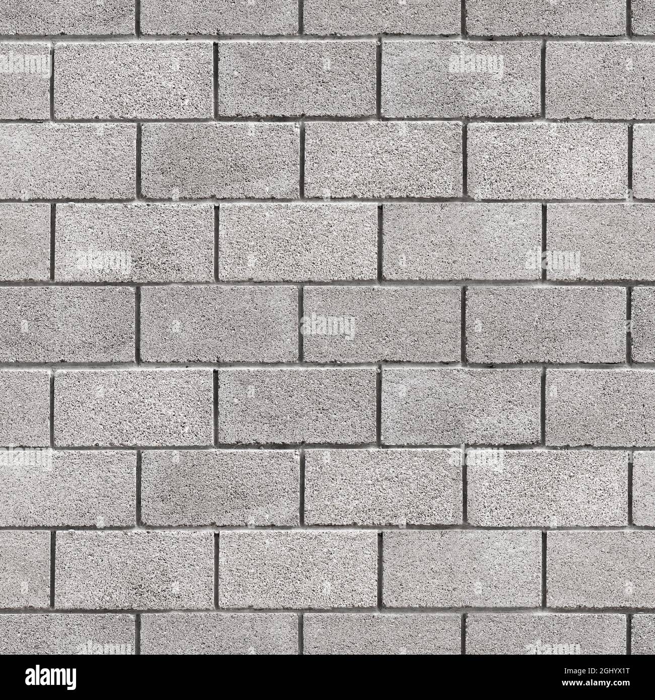 Parete grigia in cemento. Texture di sfondo senza giunture. Motivo fotografico quadrato Foto Stock
