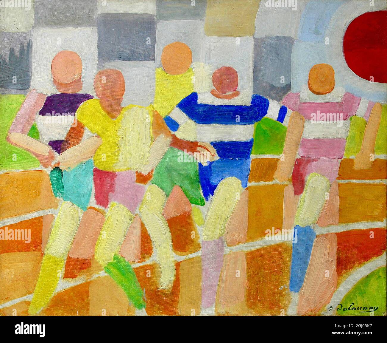 Robert Delaunay - Runners - Parigi 1924 - Sport, Arte e corpo - Museo Fitzwilliam - Cambridge Exhibition - 19 luglio 2024 - 3 novembre 2024 Foto Stock
