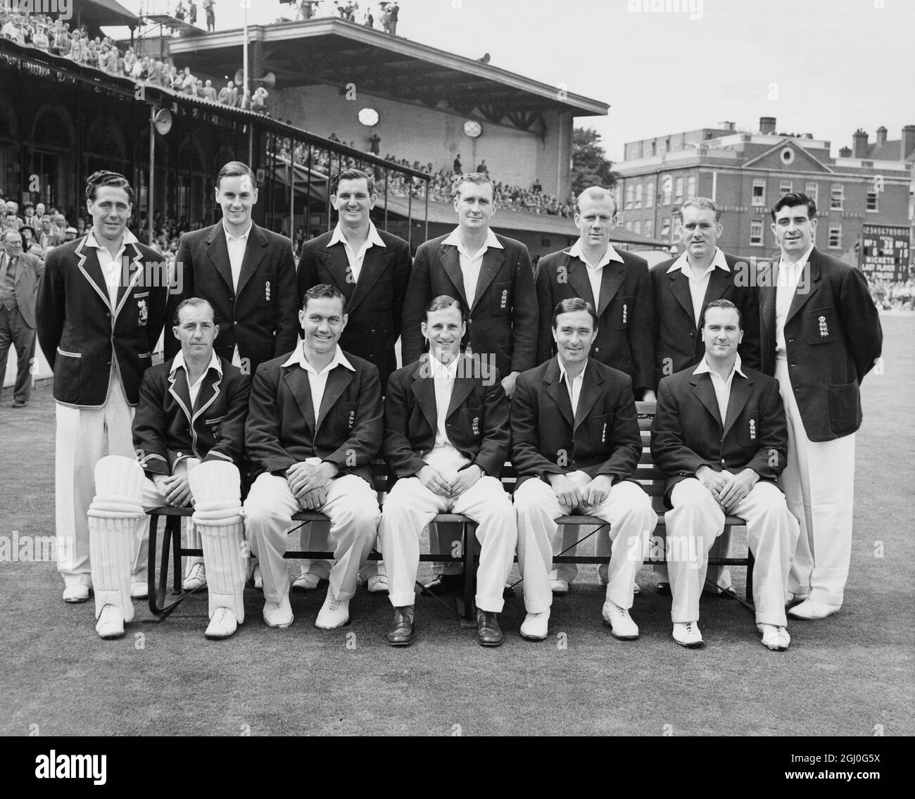 5° Test Match - The Ashes Inghilterra / Australia il vincitore del Team Cricket Inghilterra 19 agosto 1953 Foto Stock