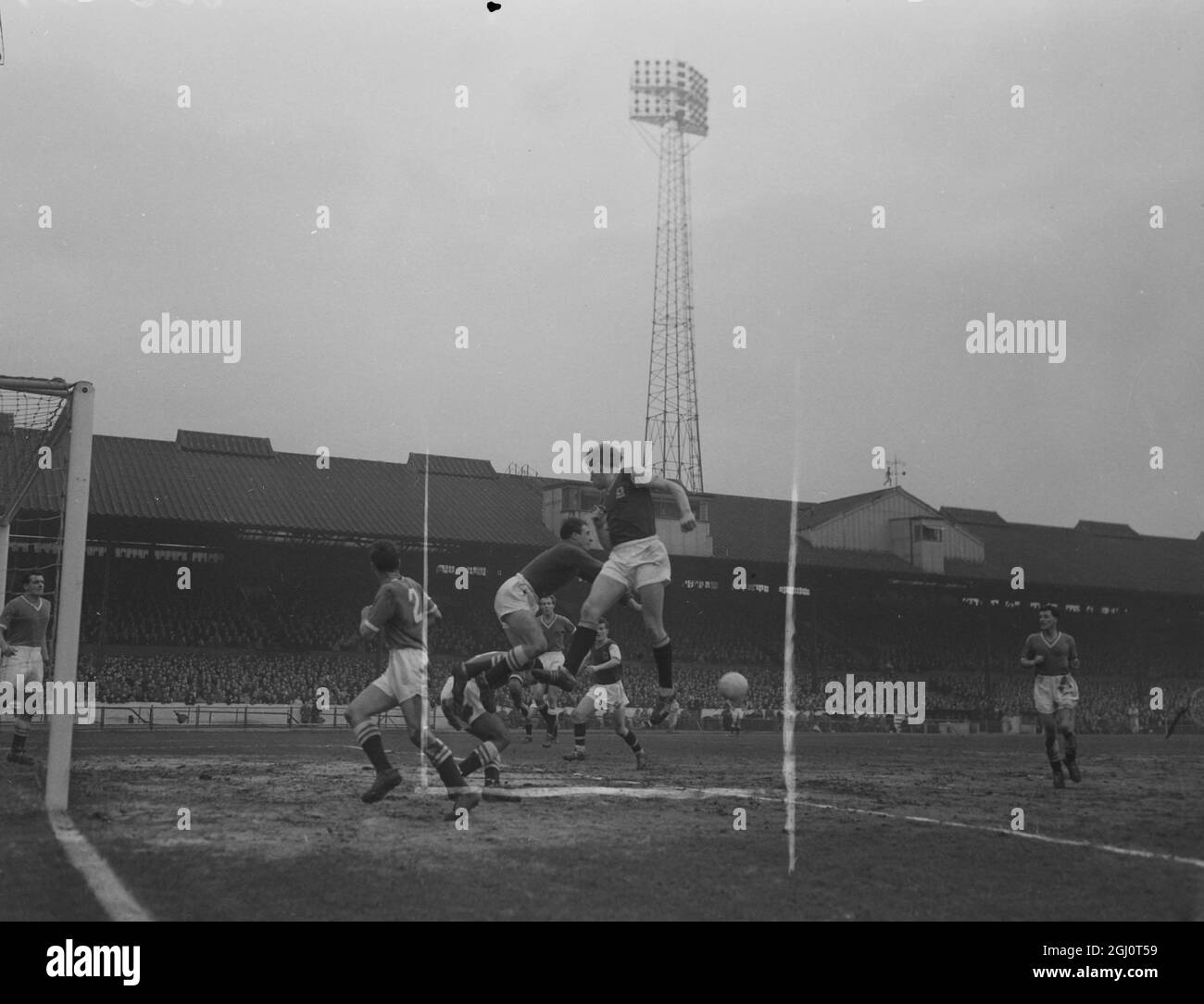 CHELSEA V ASTON VILLA PARTITA DI CALCIO 30 GENNAIO 1960 Foto Stock