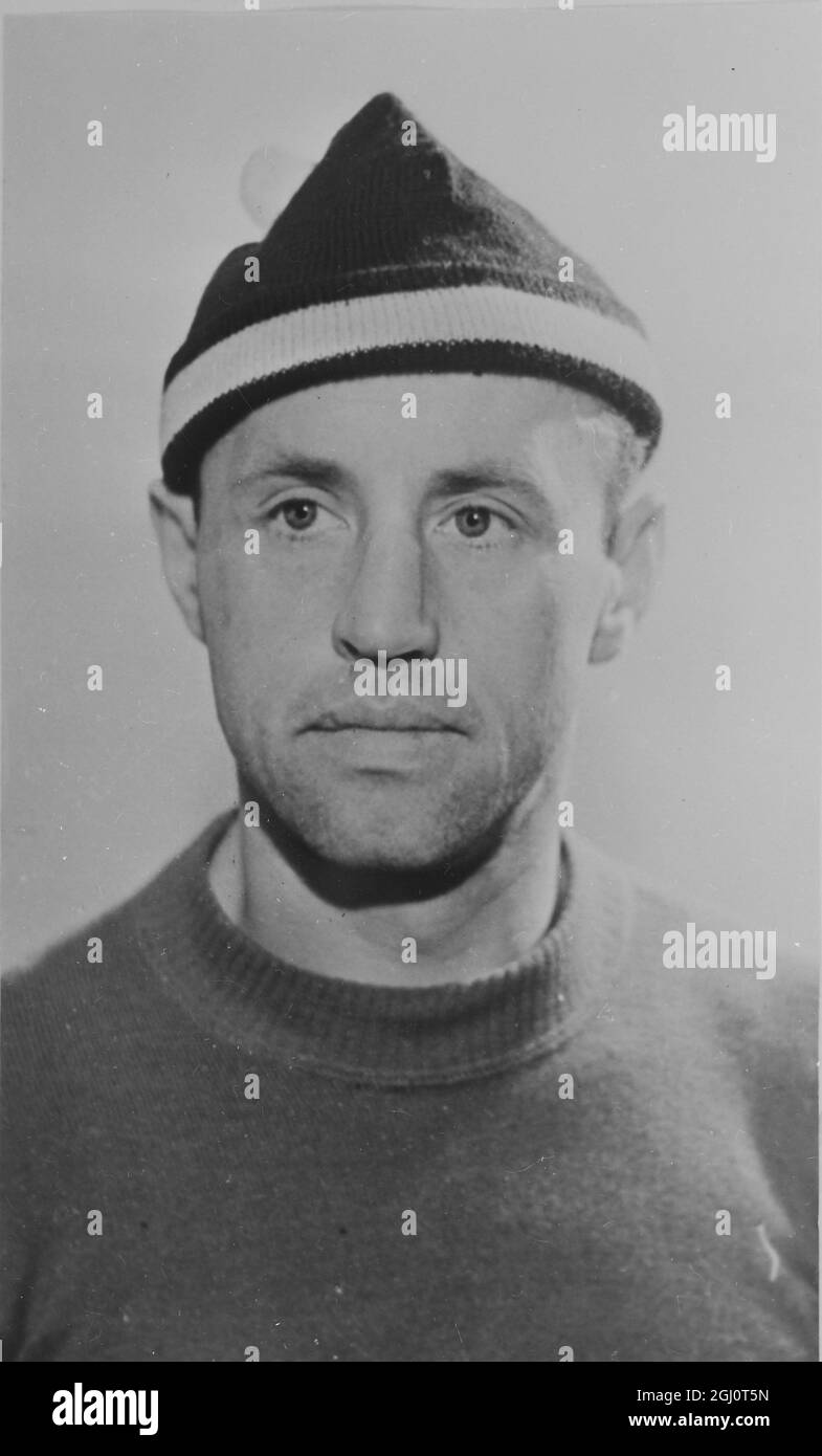 SCIATORE LEONID FEDEROV MEMBRO DELLA SQUADRA OLIMPICA SOVIETICA 1 FEBBRAIO 1960 Foto Stock
