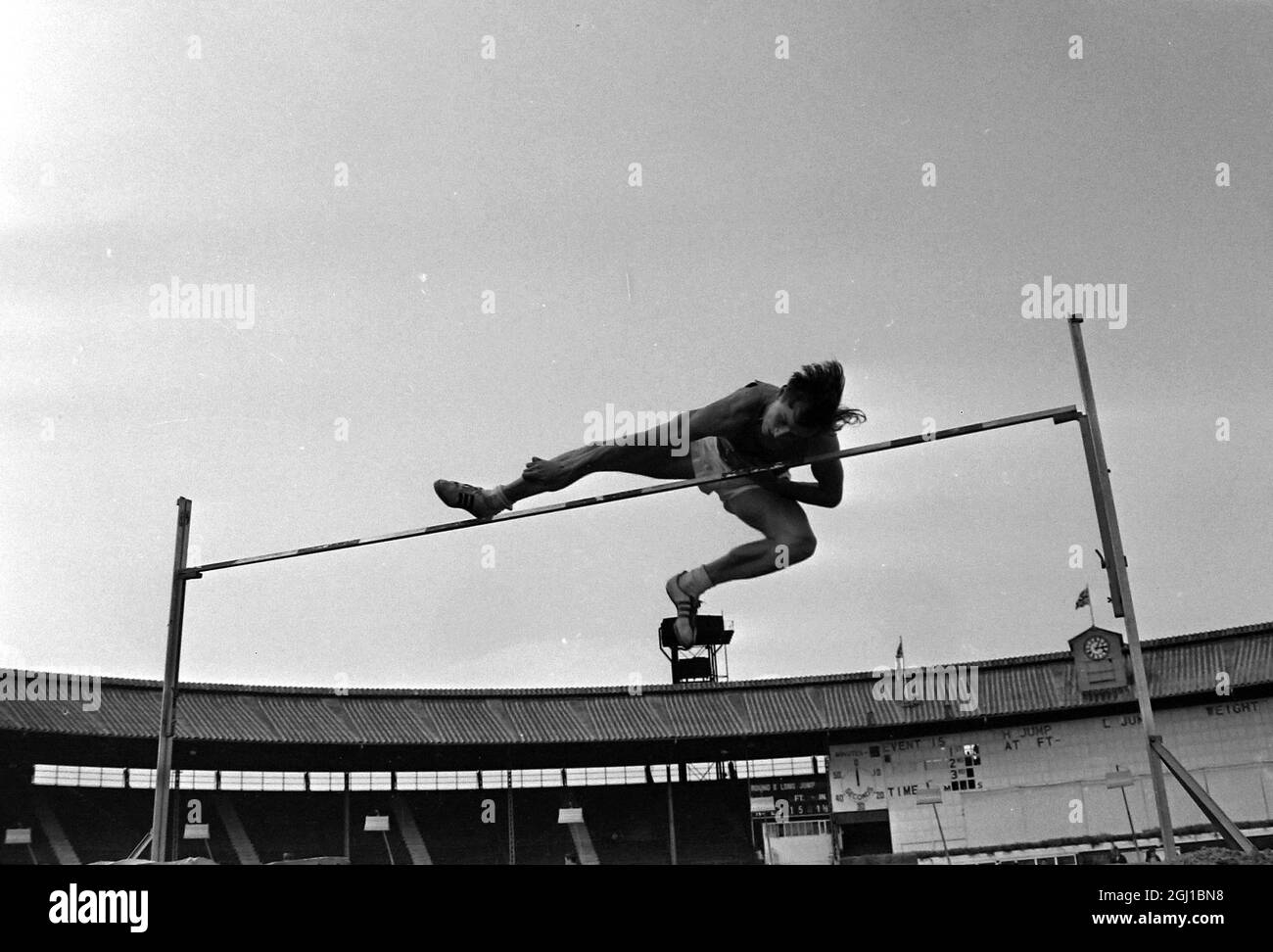 MILLER G UNA SQUADRA OLIMPICA ATLETA IN AZIONE ; 29 AGOSTO 1964 Foto Stock