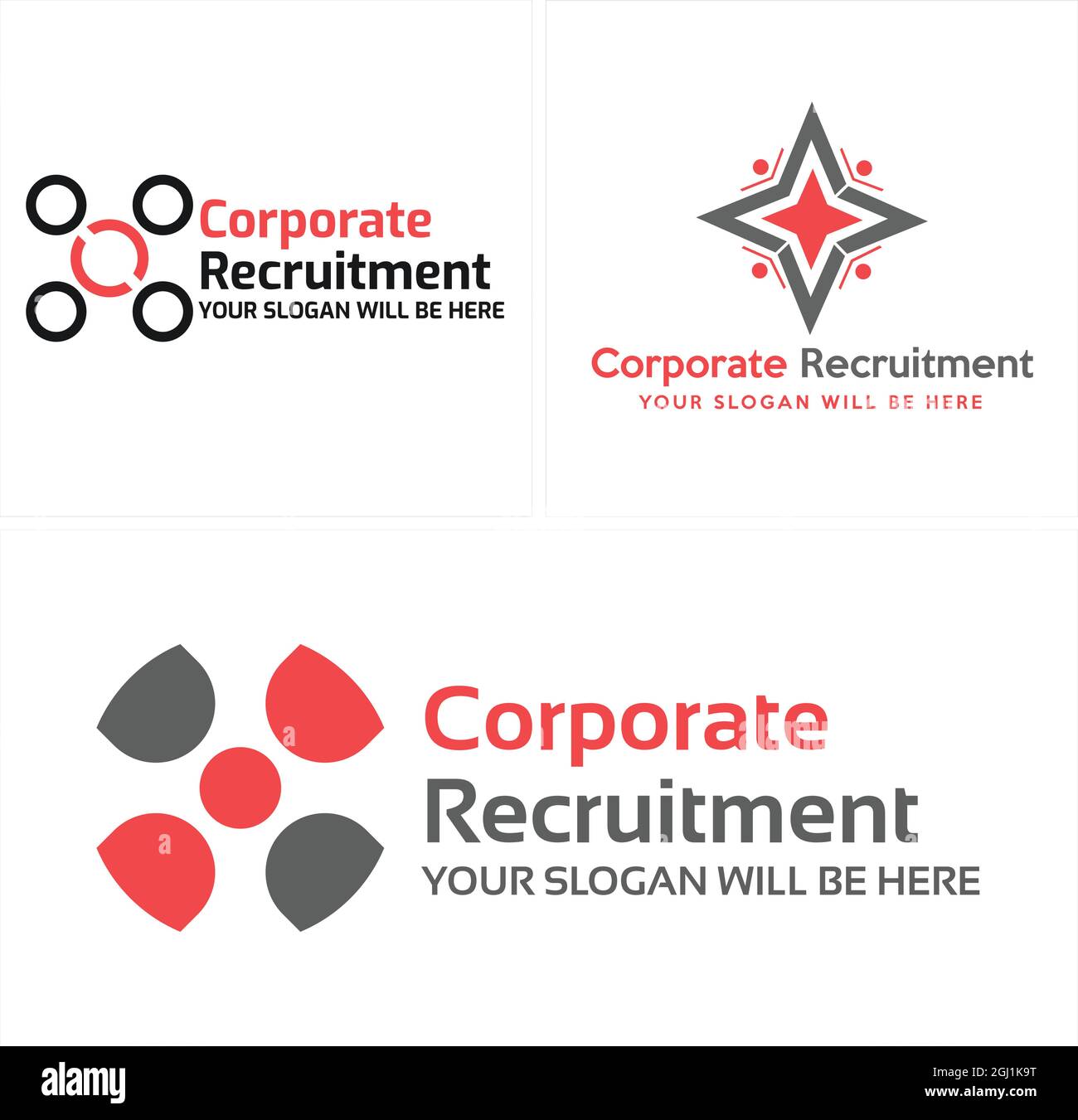 Business consulenza persone corporate logo design Illustrazione Vettoriale