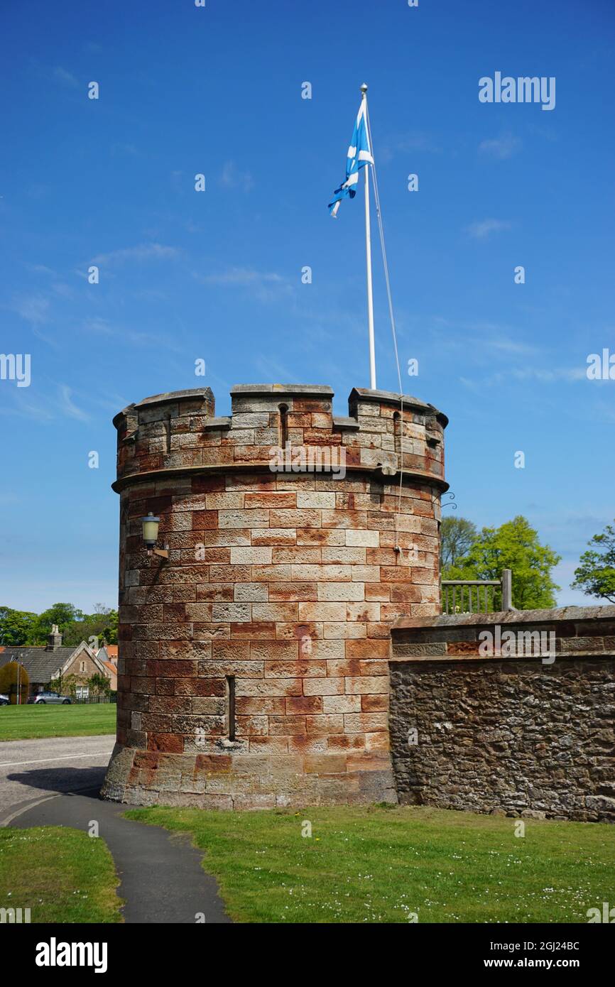 Dirleton Castello est Lothian Foto Stock