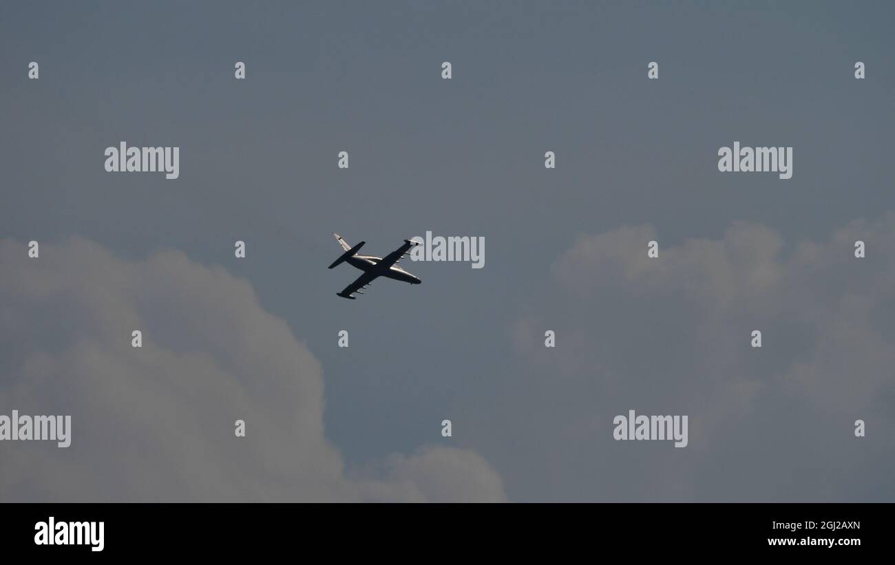 Maribor Airshow Slovenia AGOSTO, 15, 2021 Aero Vodochody L-159 ALCA Light Combat Aircraft e Advanced jet trainer Aircraft di Czech Air Force Foto Stock