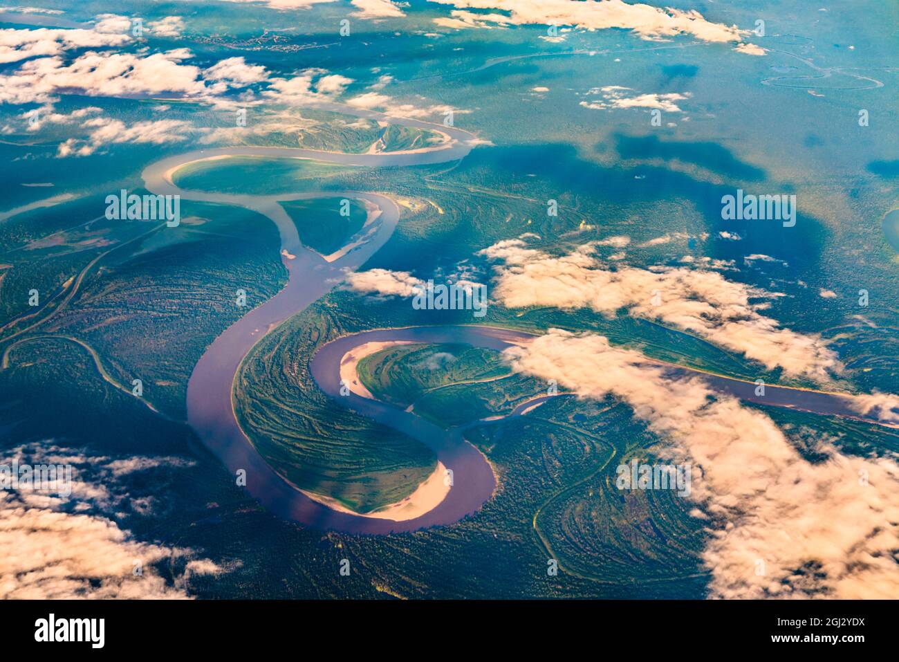 Veduta aerea del fiume immagini e fotografie stock ad alta risoluzione ...