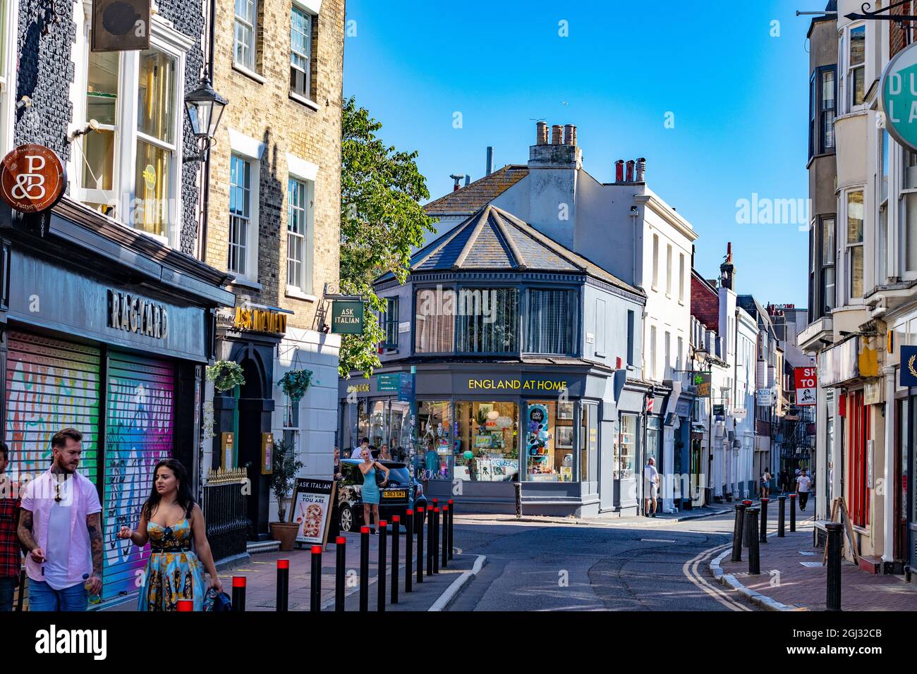 Bellissime riprese panoramiche scattate durante l'estate a Margate Foto Stock