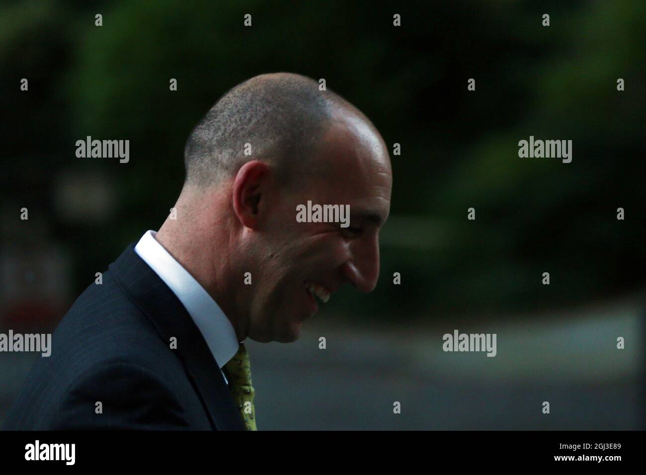 Londra, Inghilterra, Regno Unito. 8 settembre 2021. DAN ROSENFIELD, capo dello staff del primo ministro britannico Boris Johnson, si trova a Downing Street. (Credit Image: © Tayfun Salci/ZUMA Press Wire) Credit: ZUMA Press, Inc./Alamy Live News Foto Stock